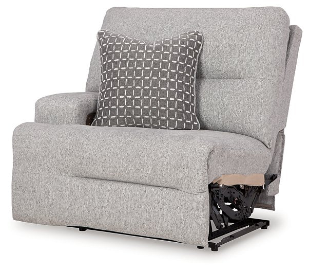Acklen Place Power Reclining Sectional Sofa with Chaise Lounge - Modern Recliner Living Room Furniture for Home Theater & Family Relaxation