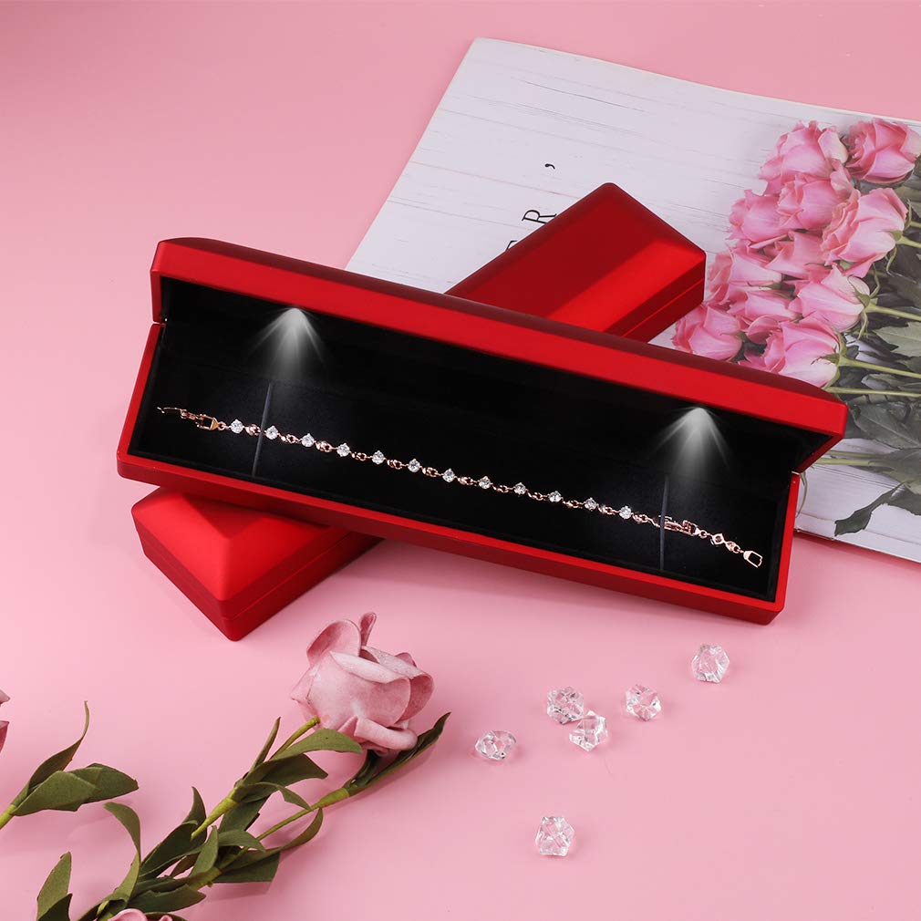 iSuperb LED Jewelry Gift Box - Wedding, Anniversary, Christmas Gift