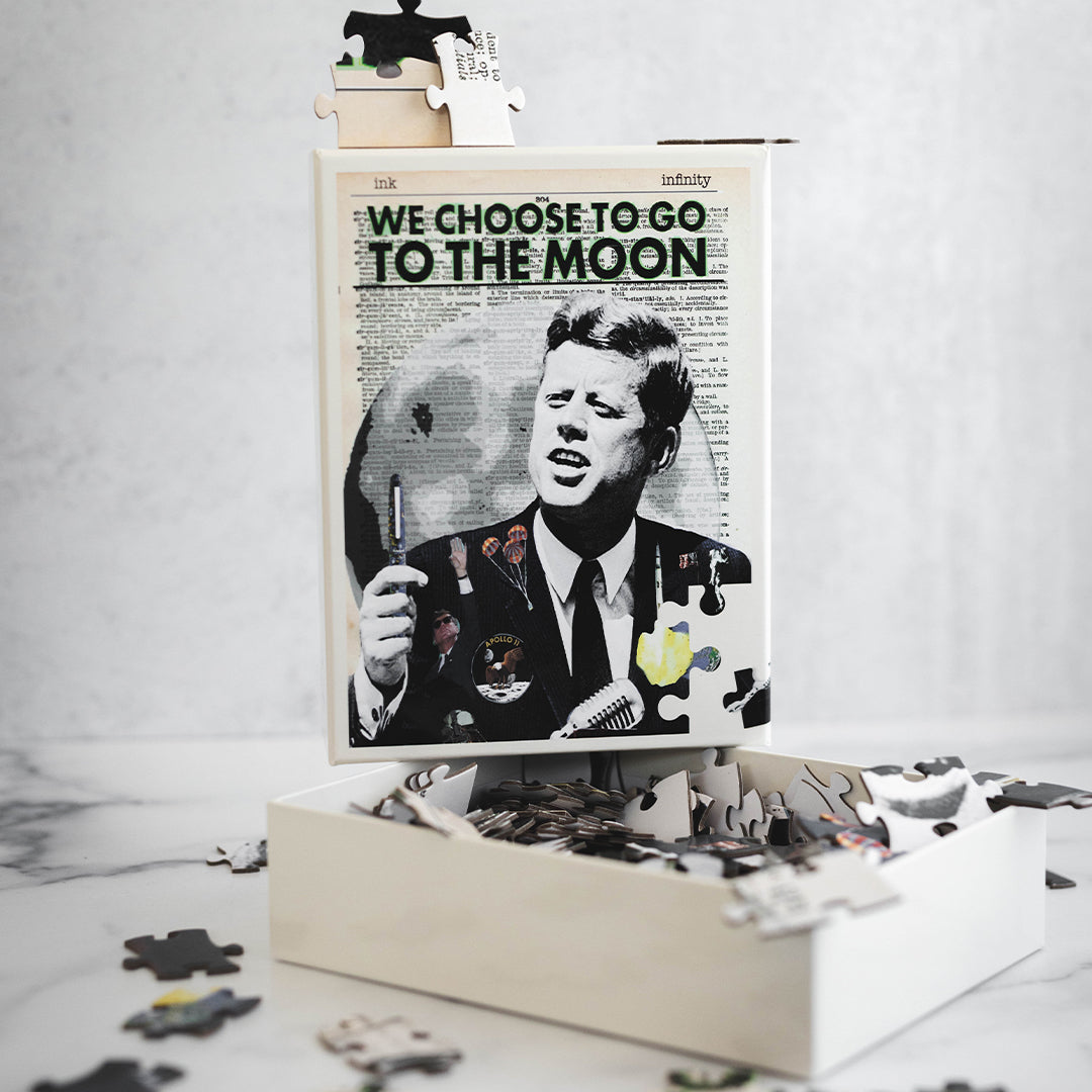 Esterbrook JFK Jigsaw Puzzle 1000 Pieces - Premium Collectible Puzzle for Adults & History Enthusiasts - Perfect for Home Decor, Gifts & Relaxation