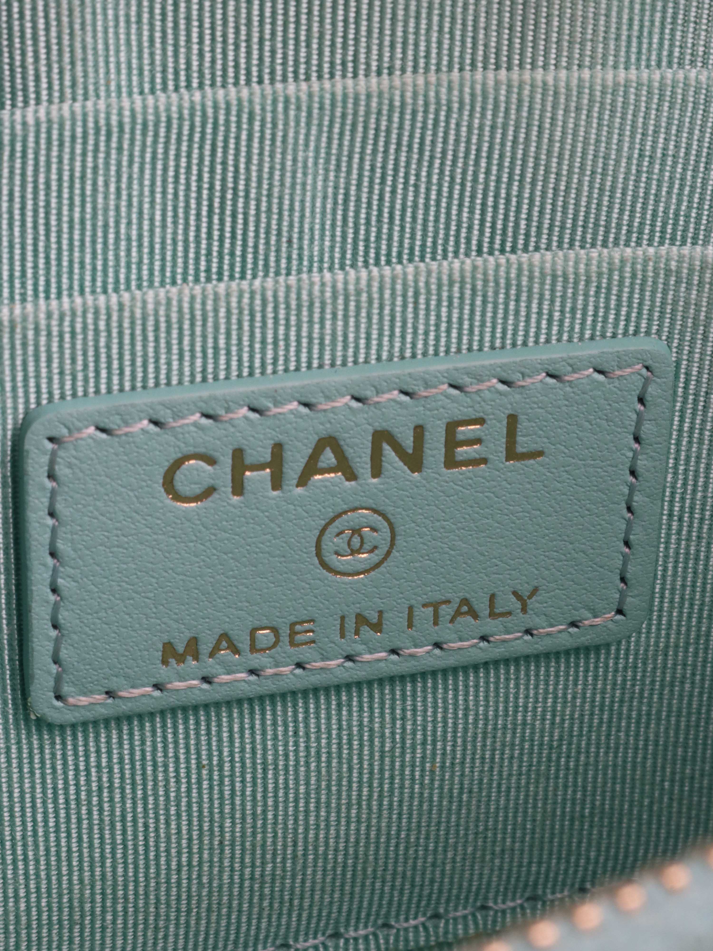 Chanel Light Blue Caviar Leather Zip Wallet for Women | Luxury Designer Coin Purse & Card Holder | Perfect for Everyday Use, Travel, and Gift Giving