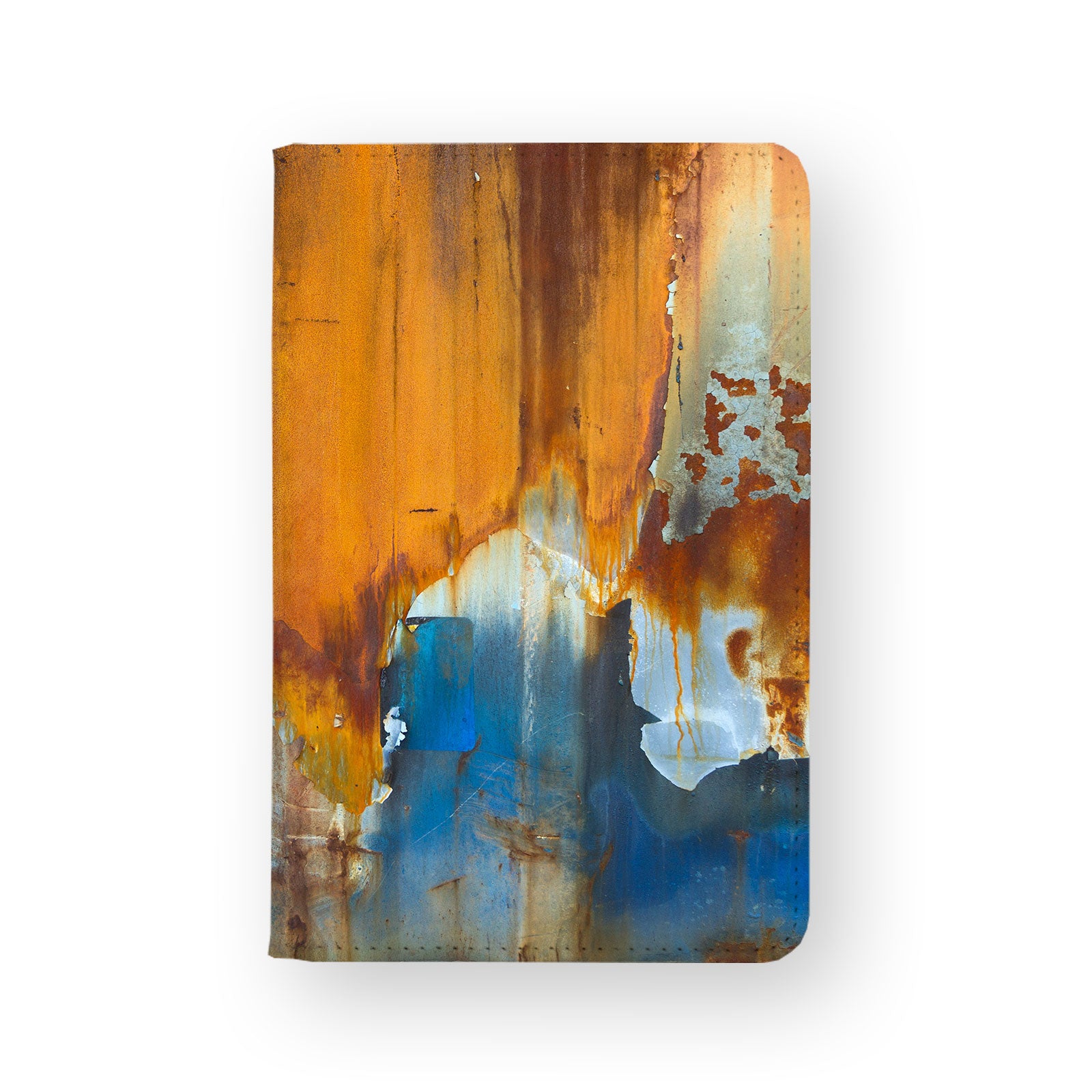 Rustic Metal RFID Blocking Travel Wallet - Secure Passport Holder for Men & Women - Perfect for Airports, Vacations & International Trips