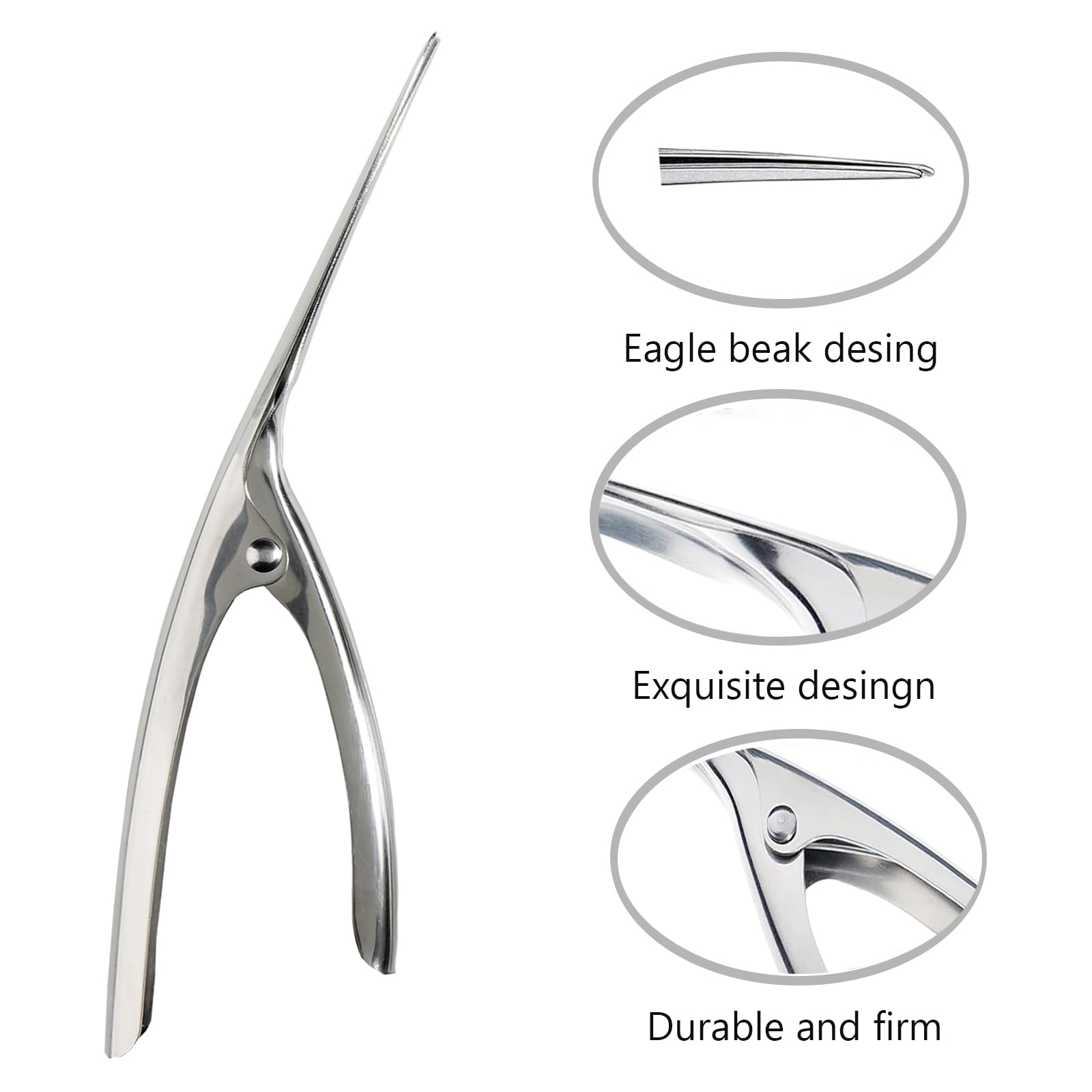 2 Pack Stainless Steel Shrimp Deveiner Tool & Peeler - Easy to Use Shrimp Knife for Deveining and Peeling - Perfect for Seafood Lovers, Home Cooks, and Restaurant Chefs