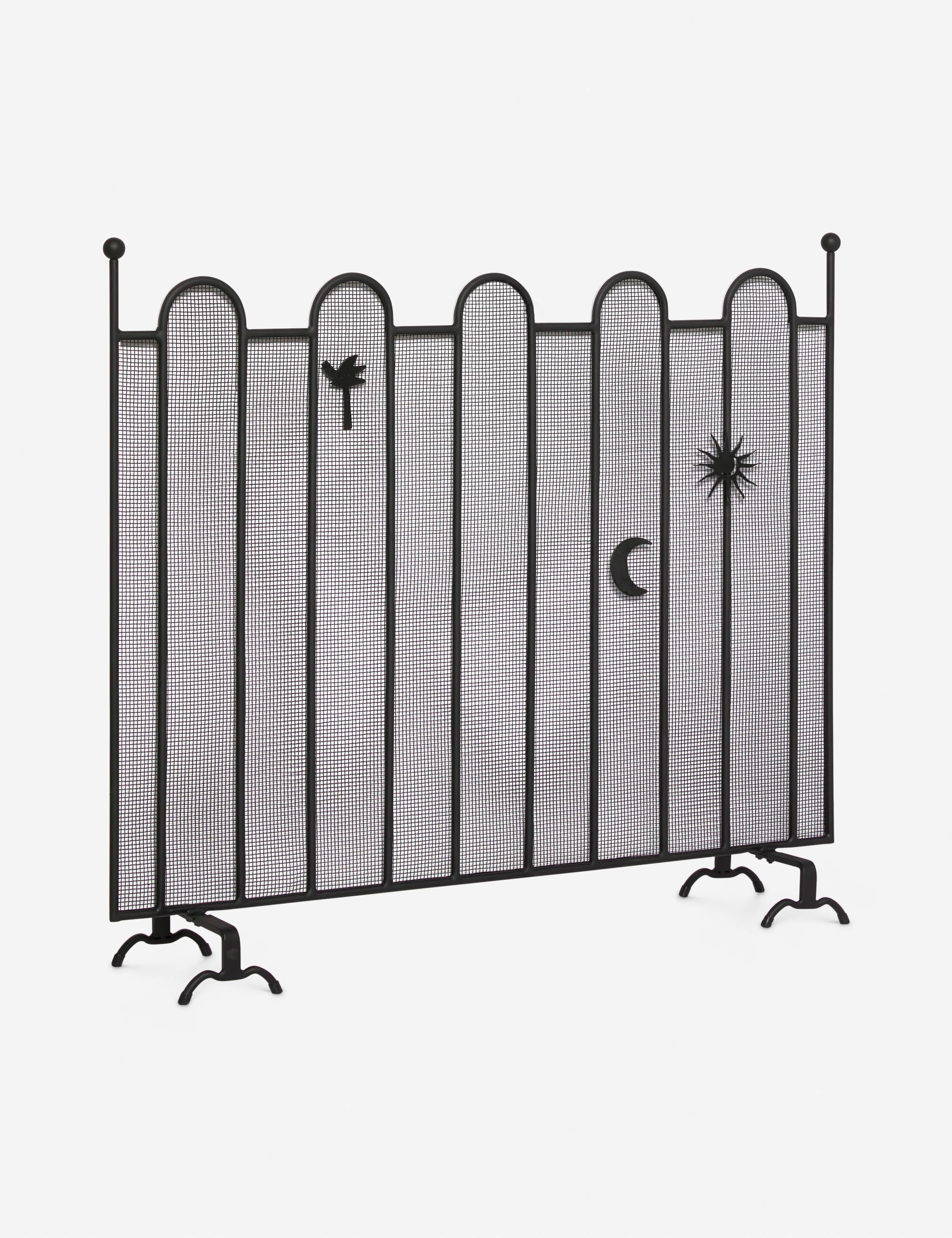 Este Fireplace Screen by Sarah Sherman Samuel - Elegant Fireplace Safety Guard for Living Room & Home Decor - Perfect for Fireplace Protection & Stylish Interior Design