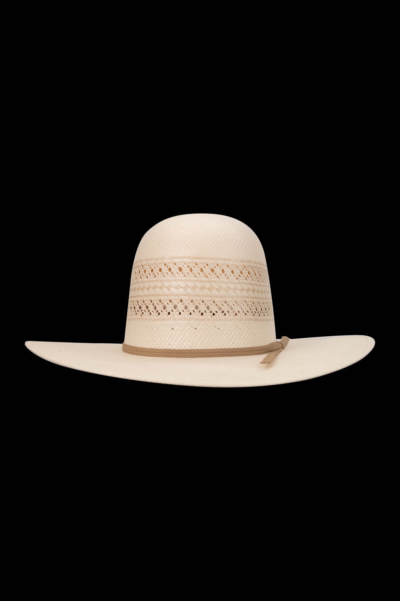 Rock'em 30X Oregon Open Crown Straw Hat for Men - Premium Sun Protection Summer Cowboy Hat for Outdoor, Ranch, Beach & Gardening