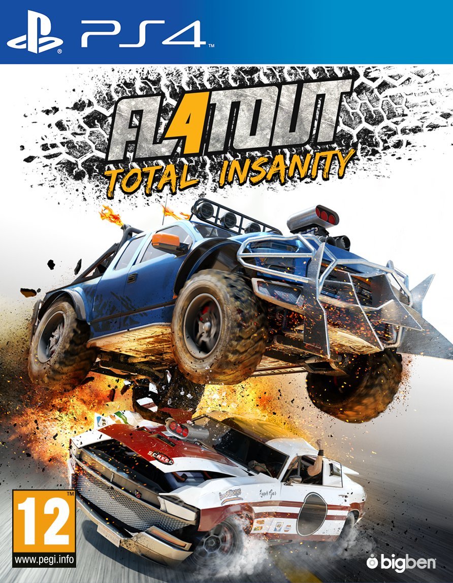 FlatOut 4: Total Insanity - PlayStation 4 Game | High-Speed Racing & Destruction Derby Action | Perfect for Multiplayer Parties & Racing Enthusiasts