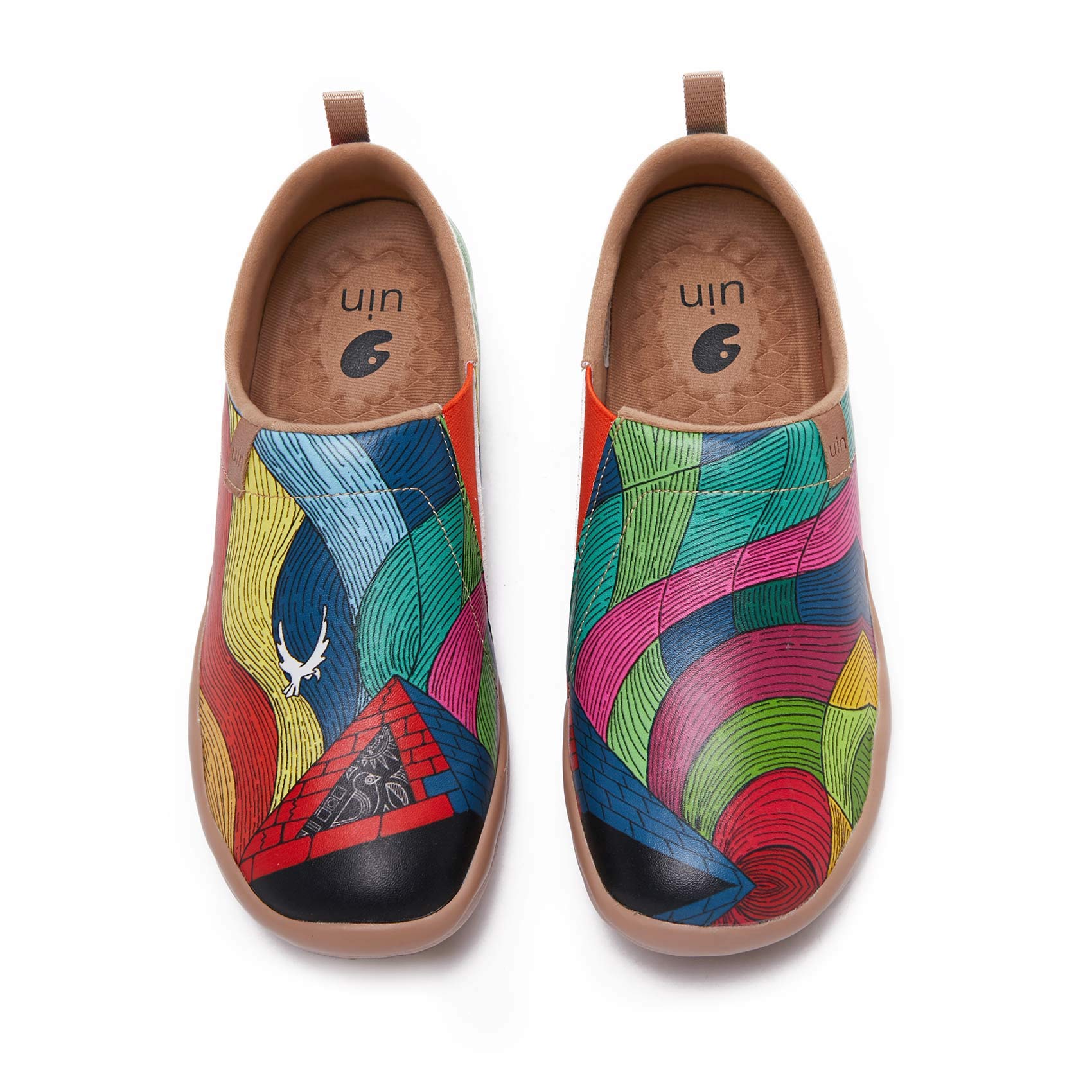 UIN Women's Slip-On Walking Shoes - Lightweight Travel Loafers with Microfiber Comfort for Casual Wear | Perfect for Travel, Work & Everyday Fashion Sneakers