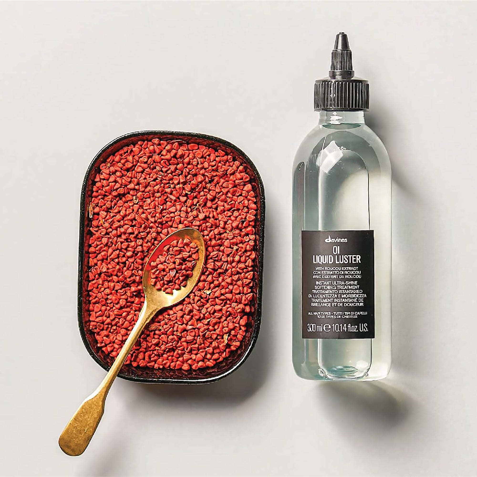 Davines Oi Liquid Luster Hair Shine Serum - Lightweight Shine & Frizz Control for All Hair Types - Perfect for Daily Styling & Special Occasions