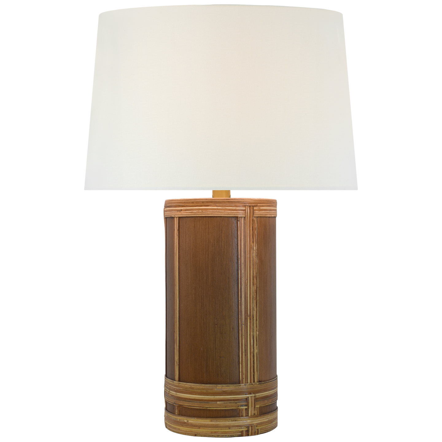 Modern Wooden Table Lamp - Lignum Medium LED Desk Light for Bedroom, Living Room & Office - Warm White Light for Cozy Ambience & Reading
