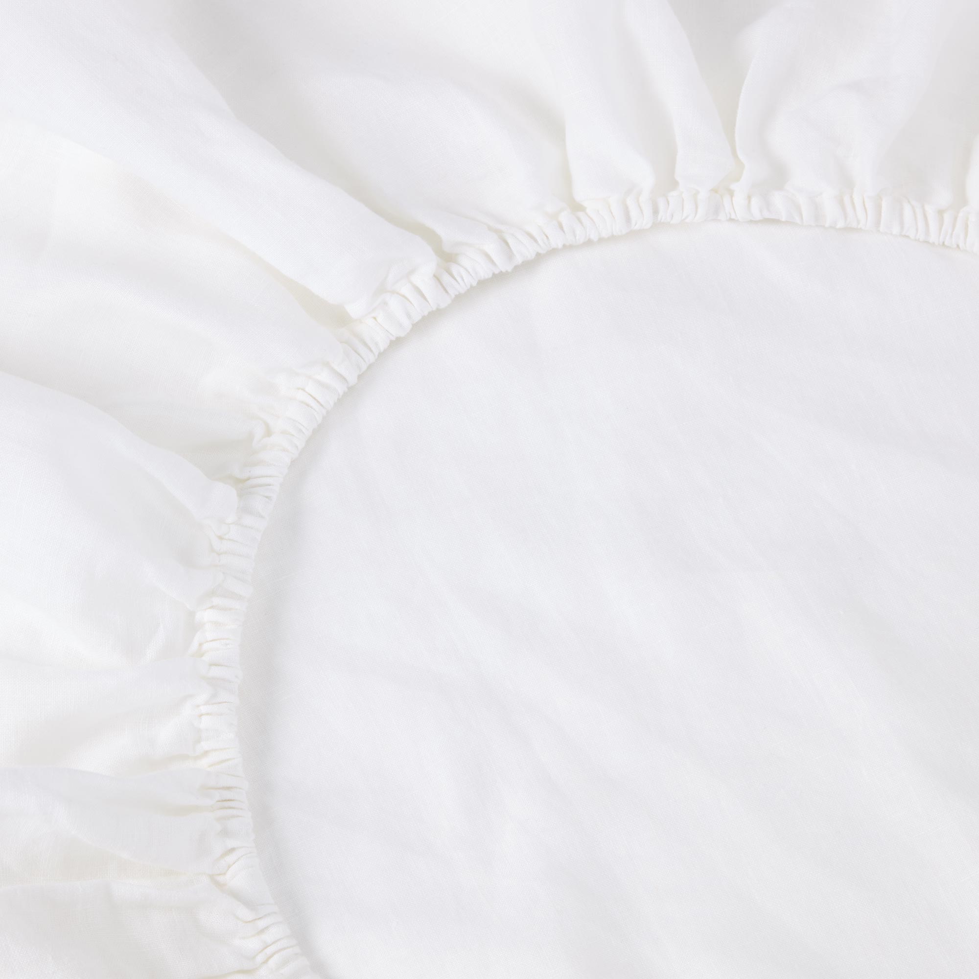 Premium 100% White Linen Sheet Set - Breathable & Soft Bedding for All Seasons - Perfect for Master Bedroom, Guest Room & Vacation Homes