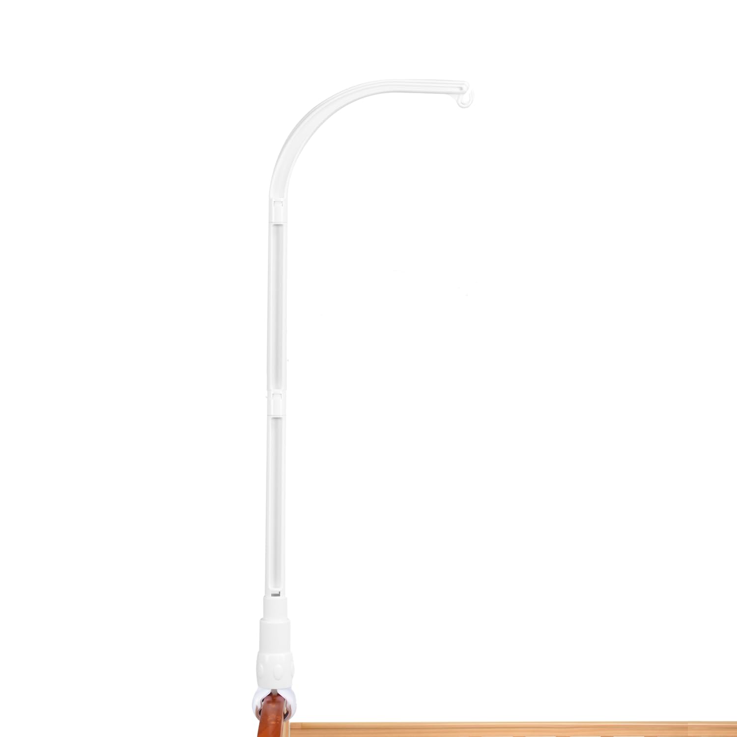 Adjustable Height Baby Crib Mobile Arm Stand - 32 Inches White DIY Nursery Hanger for Newborns & Infants - Perfect for Bedroom Decor, Baby Showers, and Gift Ideas