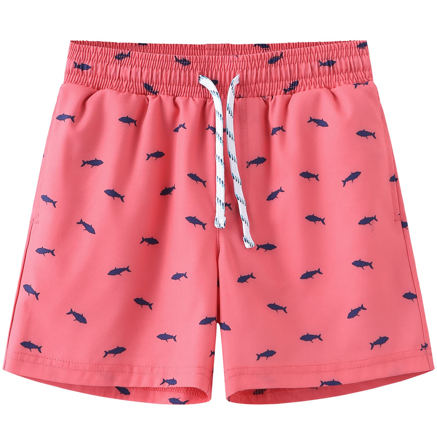 **HODOSPORTS Boys Swim Trunks - Quick-Dry Bathing Suits with Pockets for Swimming, Beach & Pool Play**