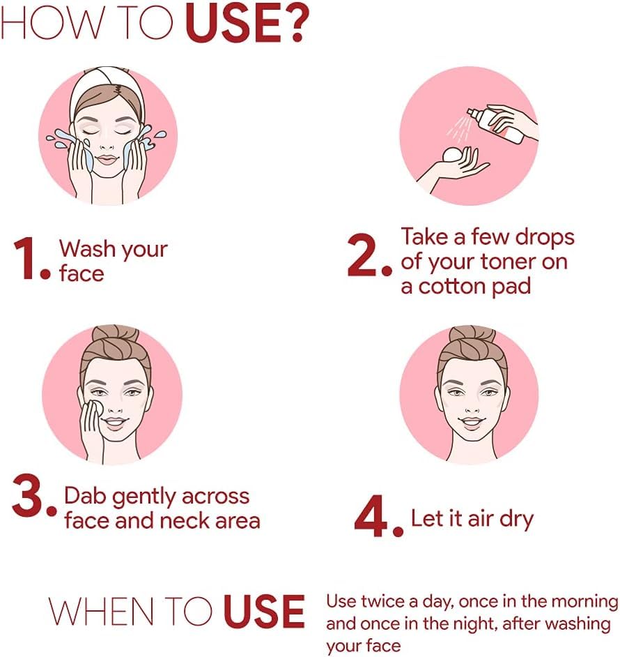 Good Vibes Rosehip Clarifying Toner 120ml - Alcohol-Free Anti-Aging Hydrating Facial Spray for Glowing Skin | Natural, Vegan, No Parabens or Sulfates | Perfect for Daily Skincare Routine & Travel
