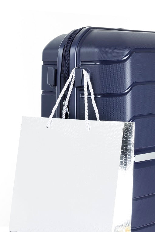 Samsonite OC2lite 55cm 4-Wheel Hard Shell Carry-On Luggage - Navy Blue | Lightweight Spinner Suitcase for Business Travel & Weekend Getaways