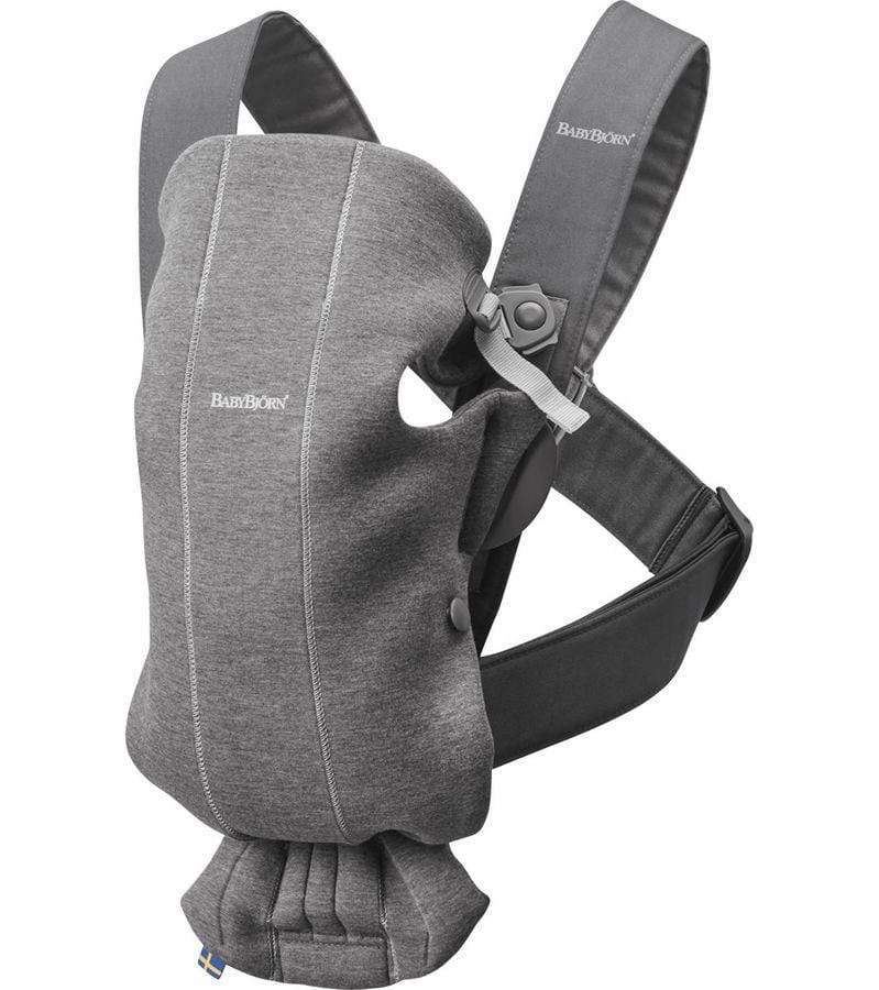 BabyBjorn Baby Carrier Mini - 3D Jersey Wrap for Newborns & Infants | Ergonomic, Hands-Free Baby Wearing | Perfect for Shopping, Hiking & Daily Use