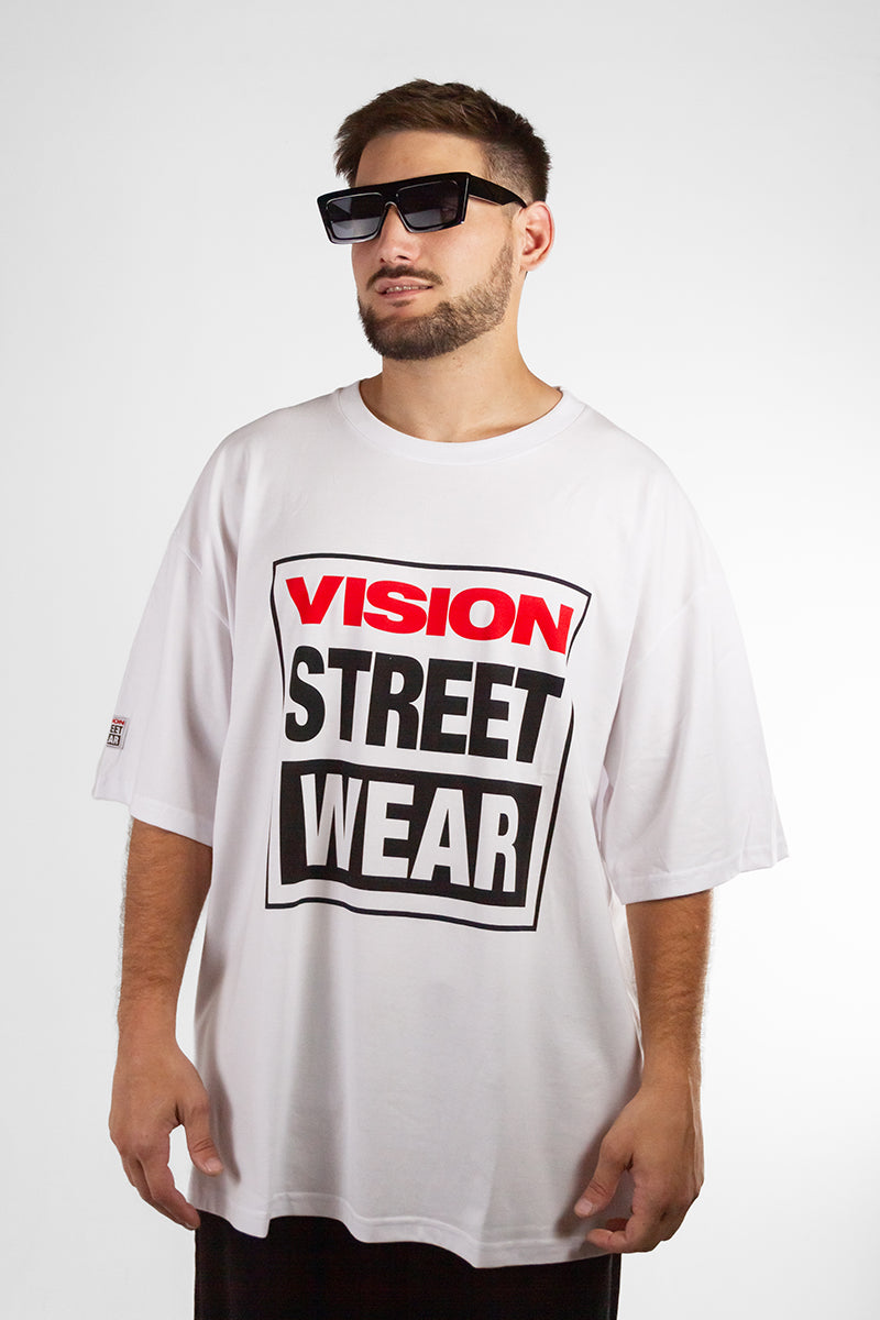 Remera Vision Over Classic White T-Shirt - Premium Quality Cotton Tee for Men & Women | Perfect for Casual Wear, Gym, and Everyday Outfits