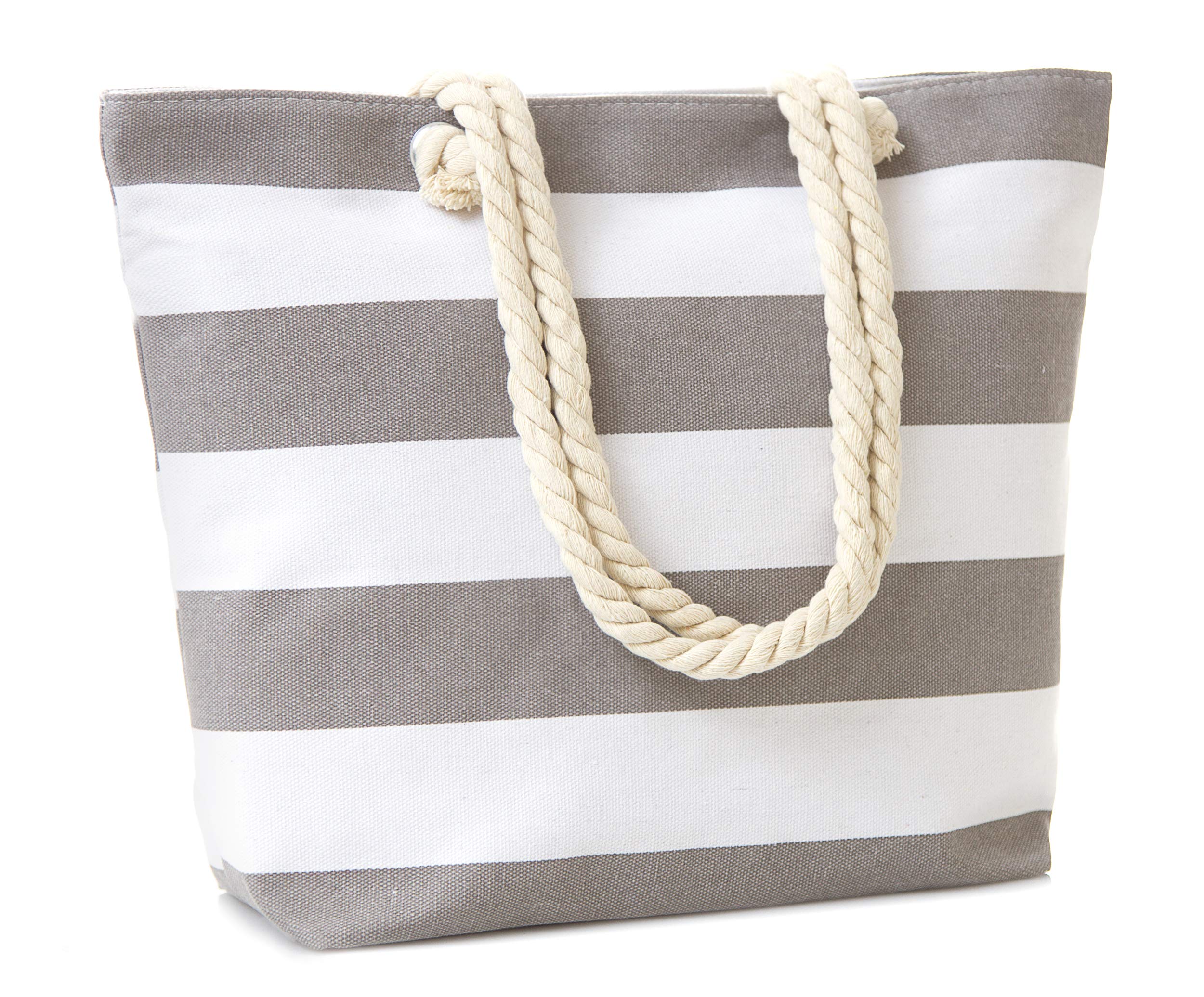 Waterproof Travel Tote Bag for Women - Lightweight Beach Bag with Pockets - Perfect for Shopping, Gym, Pool & Vacation Essentials