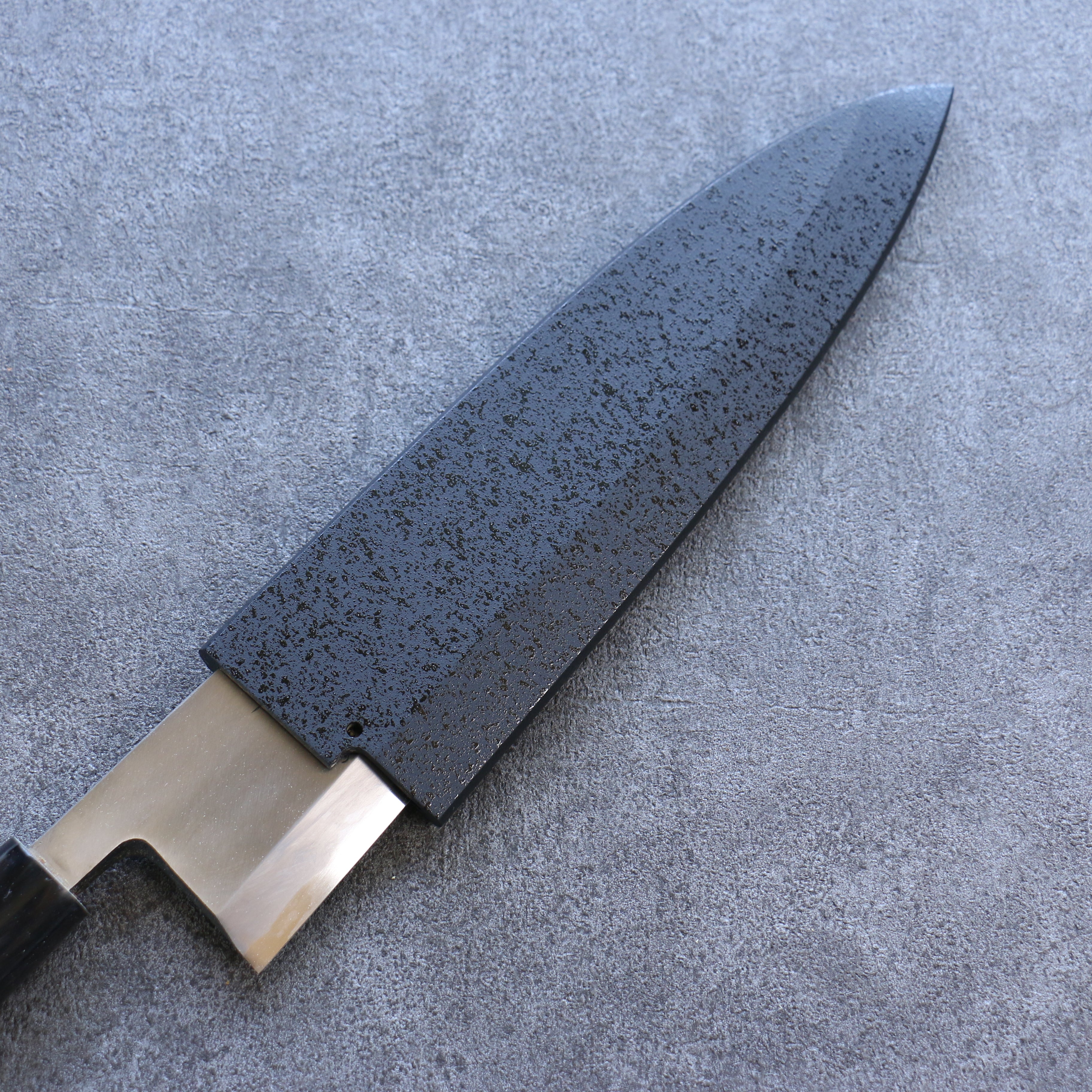 Premium Kuroshime Magnolia Sheath for 225mm Deba Knife - Handcrafted Plywood Pin by Kaneko - Perfect for Japanese Kitchen, Sushi Preparation & Professional Chefs