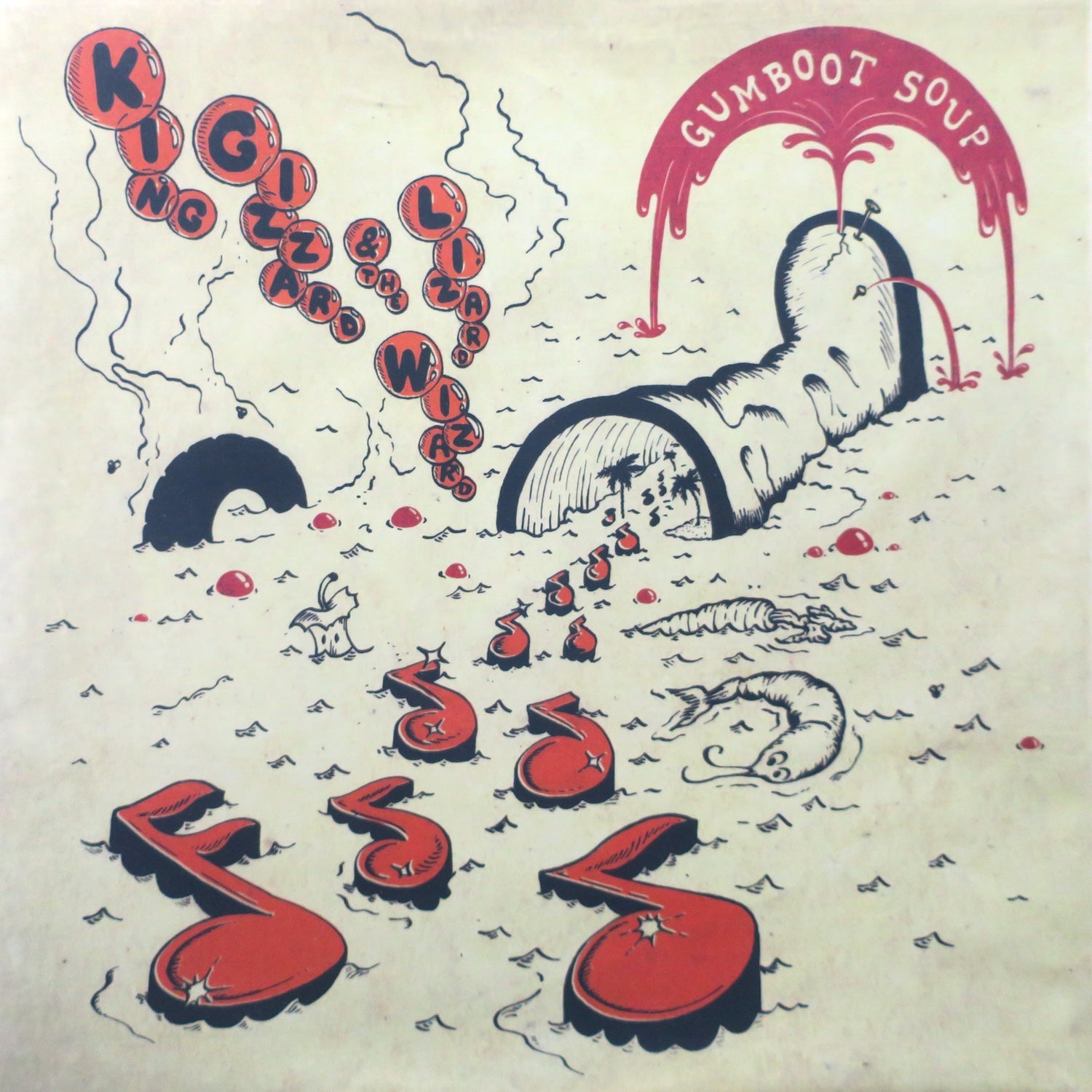 KING GIZZARD & THE LIZARD WIZARD 'Gumboot Soup' Limited Edition Baby Blue Vinyl LP Record - Psychedelic Rock Music for Home Collection & Party Playback