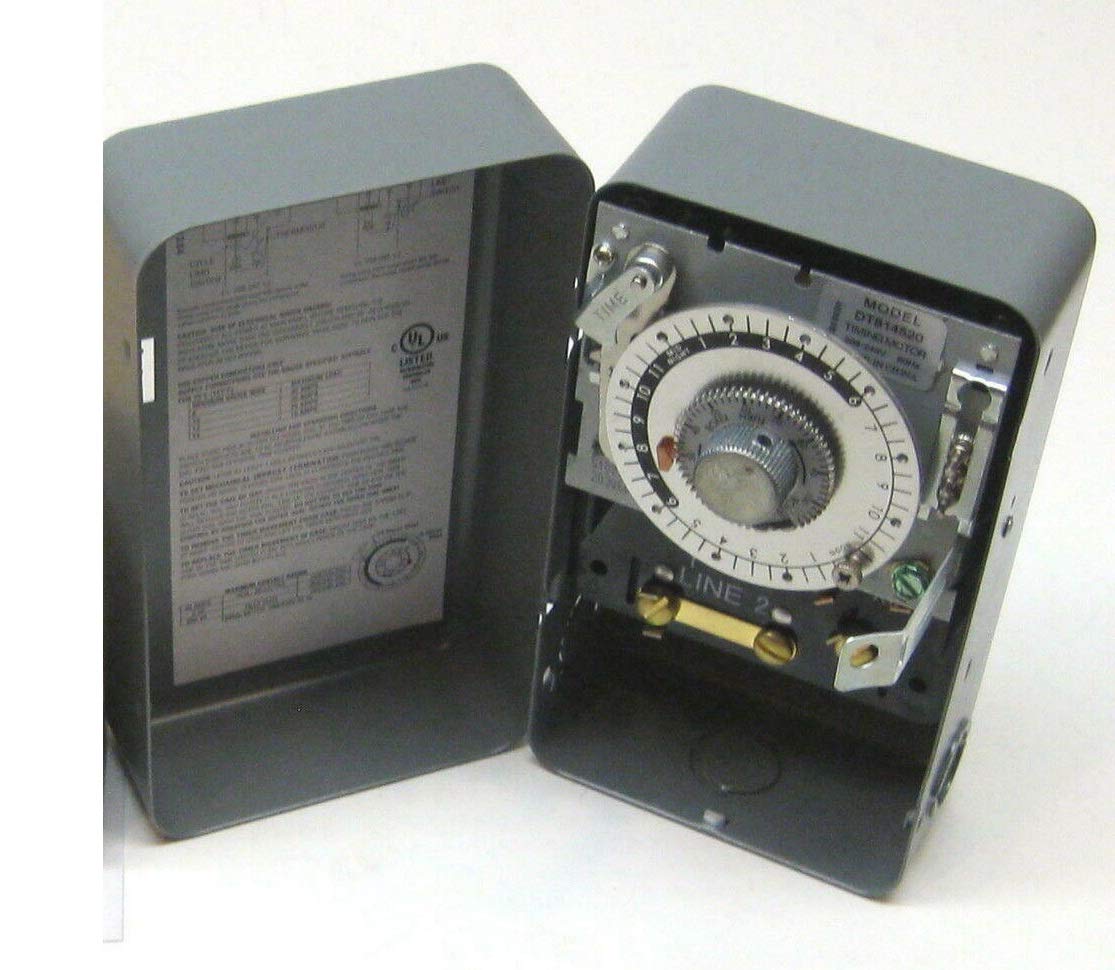 Supco DT8145-20 Commercial Refrigeration Defrost Timer Replacement for Paragon 8145-20 - 240V Defrost Timer for Walk-in Freezers, Coolers & Refrigerators - Heavy Duty Commercial Appliance Part