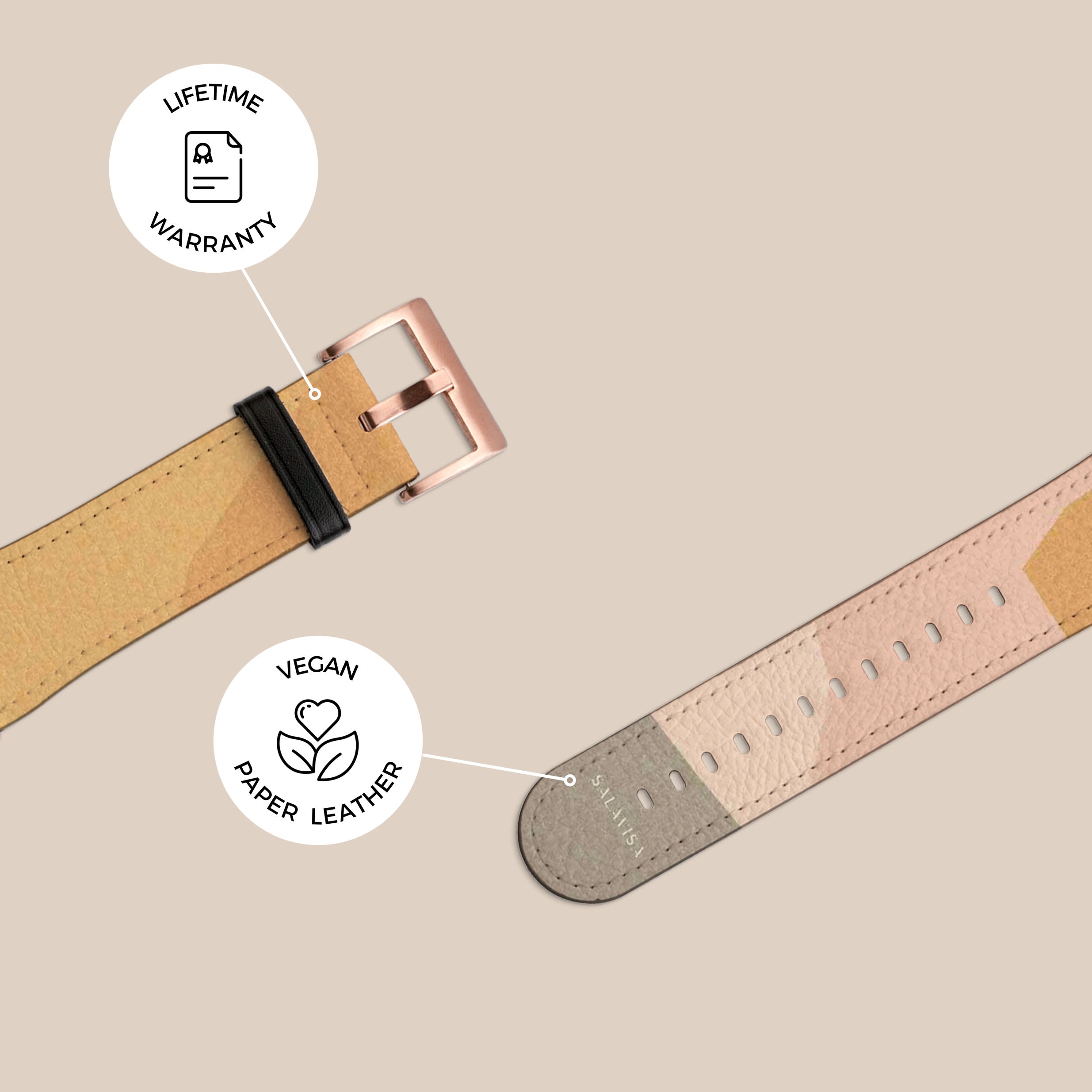 Earth Layers Galaxy Watch Band - Durable Silicone Strap for Samsung Galaxy Watch 4/5/6, Fit for Outdoor Sports, Running & Daily Use