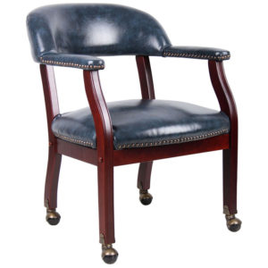 Premium Boss Captain's Guest, Accent & Dining Chair B9540 - Elegant Home Decor for Living Room, Dining Area & Office