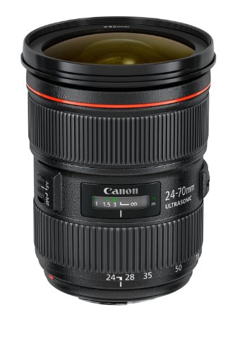 Canon EF 24-70mm f/2.8L USM Standard Zoom Lens for Canon DSLR Cameras - Professional Photography, Portraits, Events & Travel