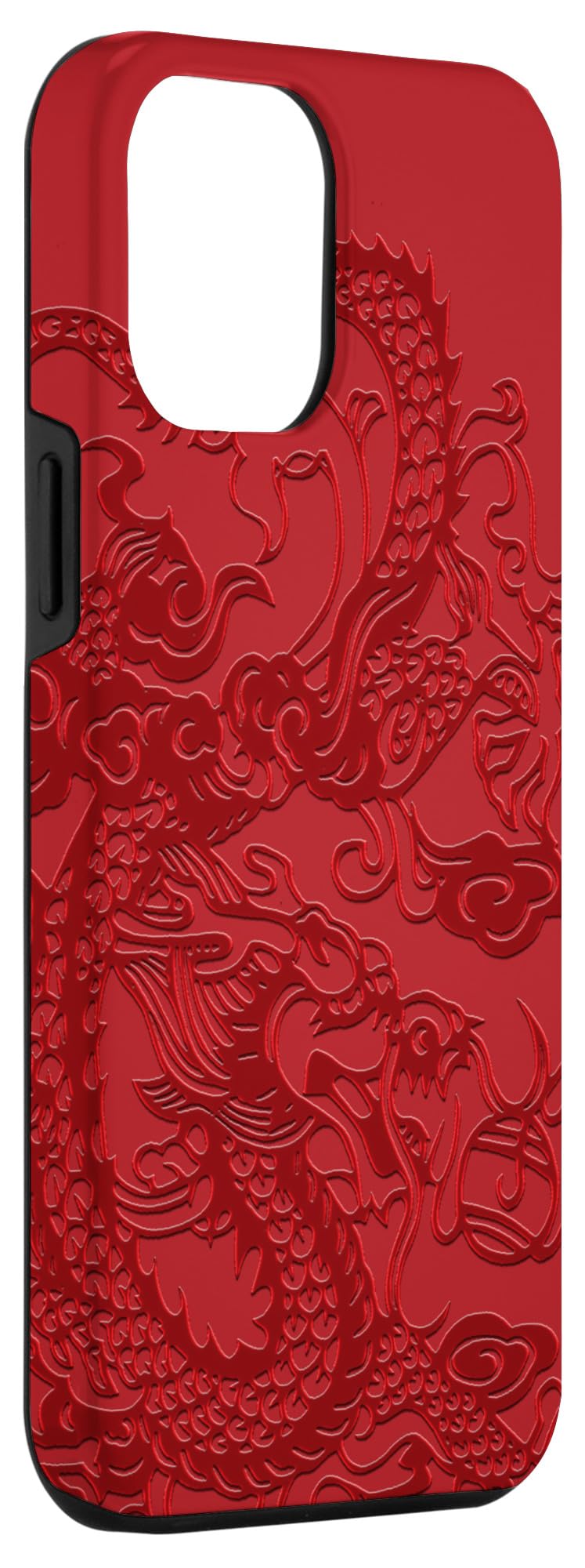iPhone 12 Pro Max Case - Red Dragon Design for Asian Culture | Protective Phone Cover for Chinese, Japanese & Korean Users | Perfect for Lunar New Year, Festivals & Cultural Celebrations