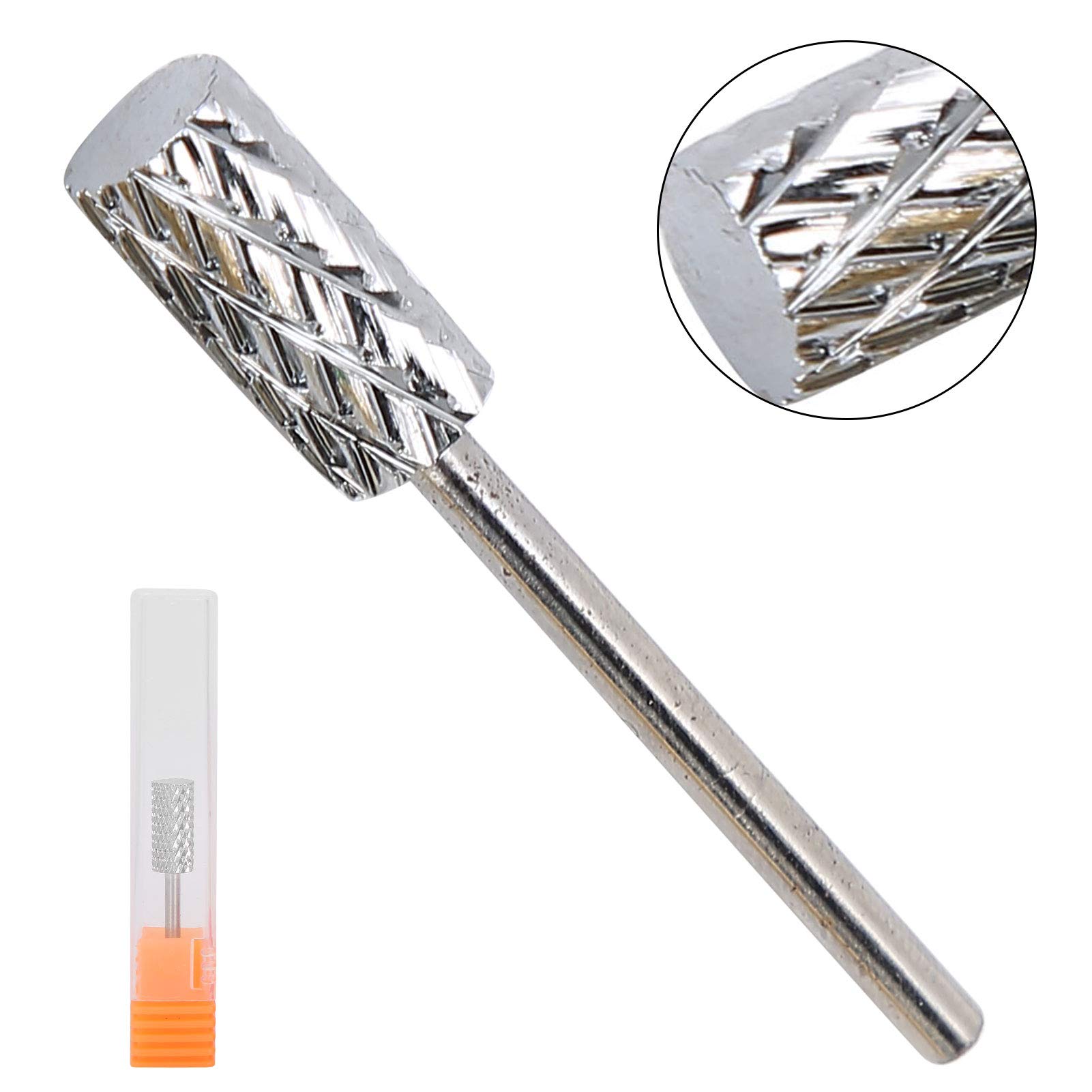 2-Piece Nail Drill Bit Set - Durable Replacement Manicure Grinding Heads for Professional & Home Nail Care - Perfect for Acrylics, Gel Polish & Natural Nails