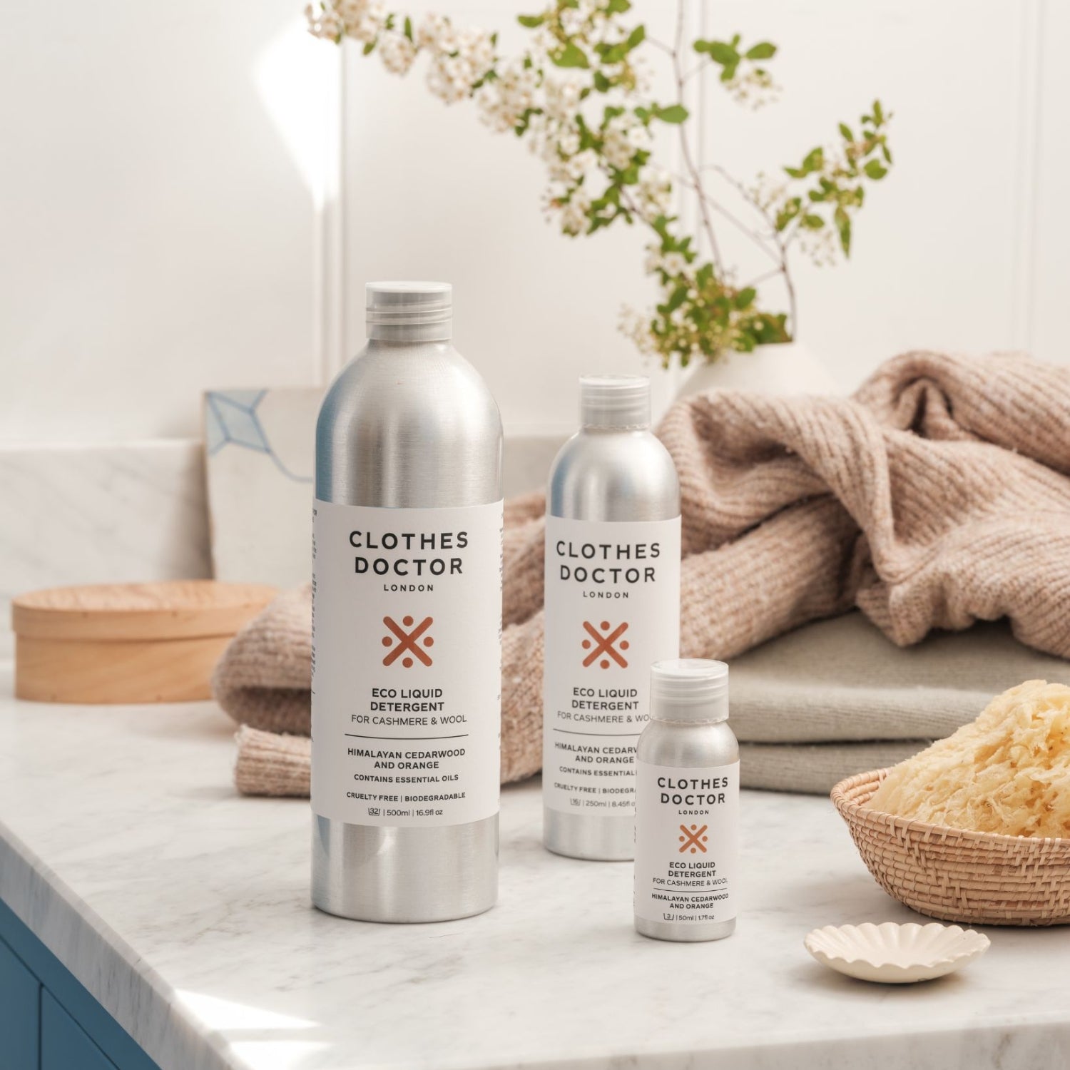 Eco-Friendly Cashmere & Wool Wash 50ml - Gentle Cleaning for Delicate Fabrics, Perfect for Sweaters, Scarves, and Winter Clothing Care