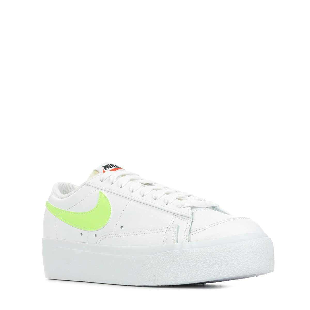 Nike Women's Blazer Low Platform Sneakers DJ0292-102 in Lemon Twist - Size 8.5W - Casual Streetwear & Fashion Shoes for Everyday Wear