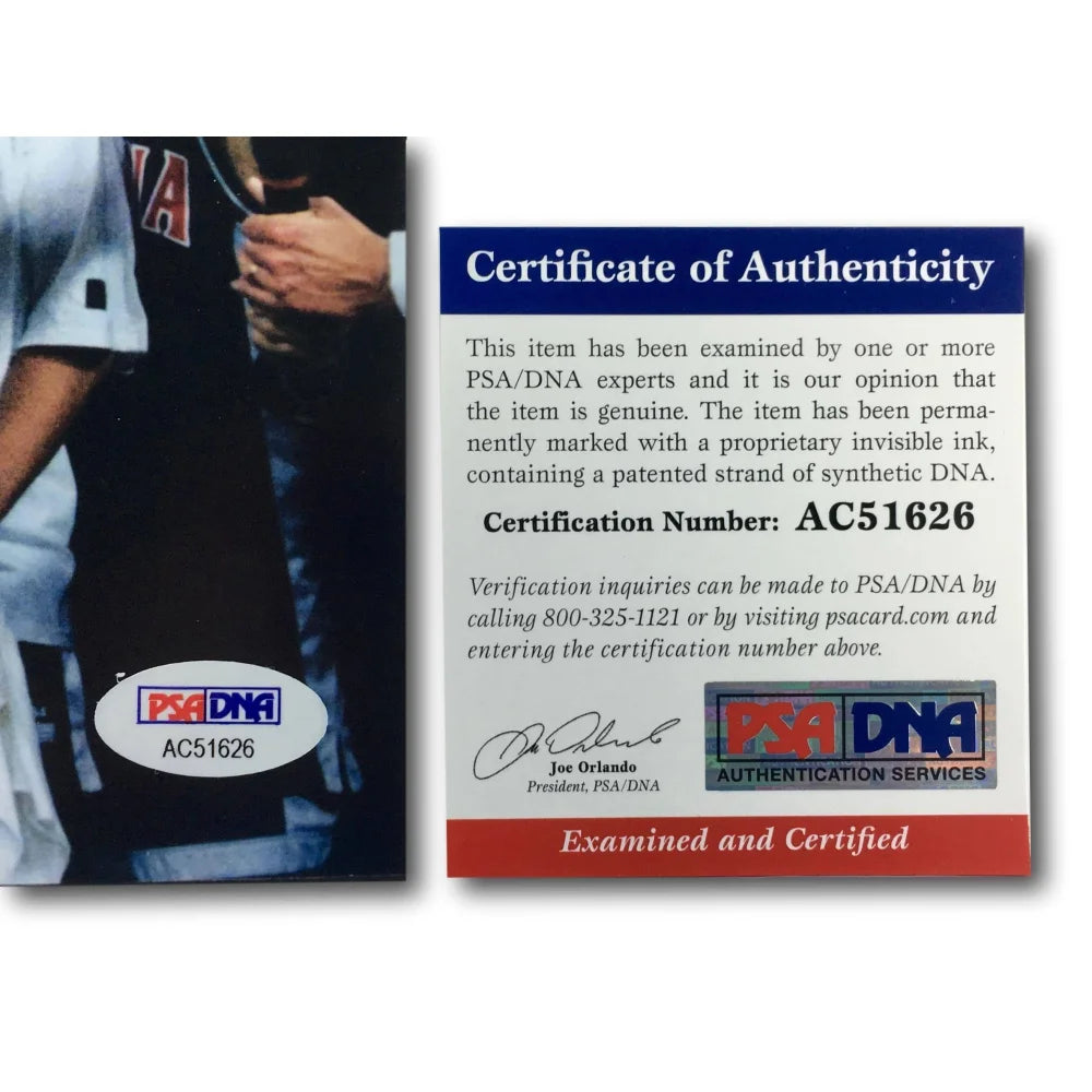 Lute Olson Autographed Arizona Wildcats 8x10 Photo with COA & PSA/DNA Certification - Perfect for Sports Memorabilia Collectors and University of Arizona Fans