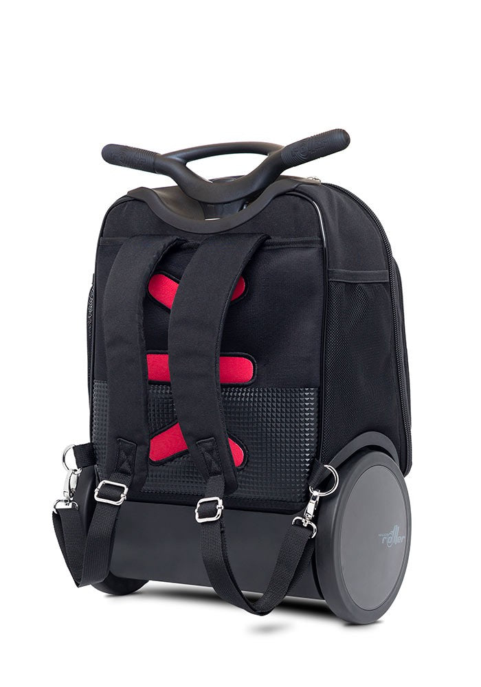 Nikidom Roller UP Trolley School Backpack with Wheels - Lightweight Travel Luggage for Kids & Teens - Perfect for School, Travel, and Daily Commute