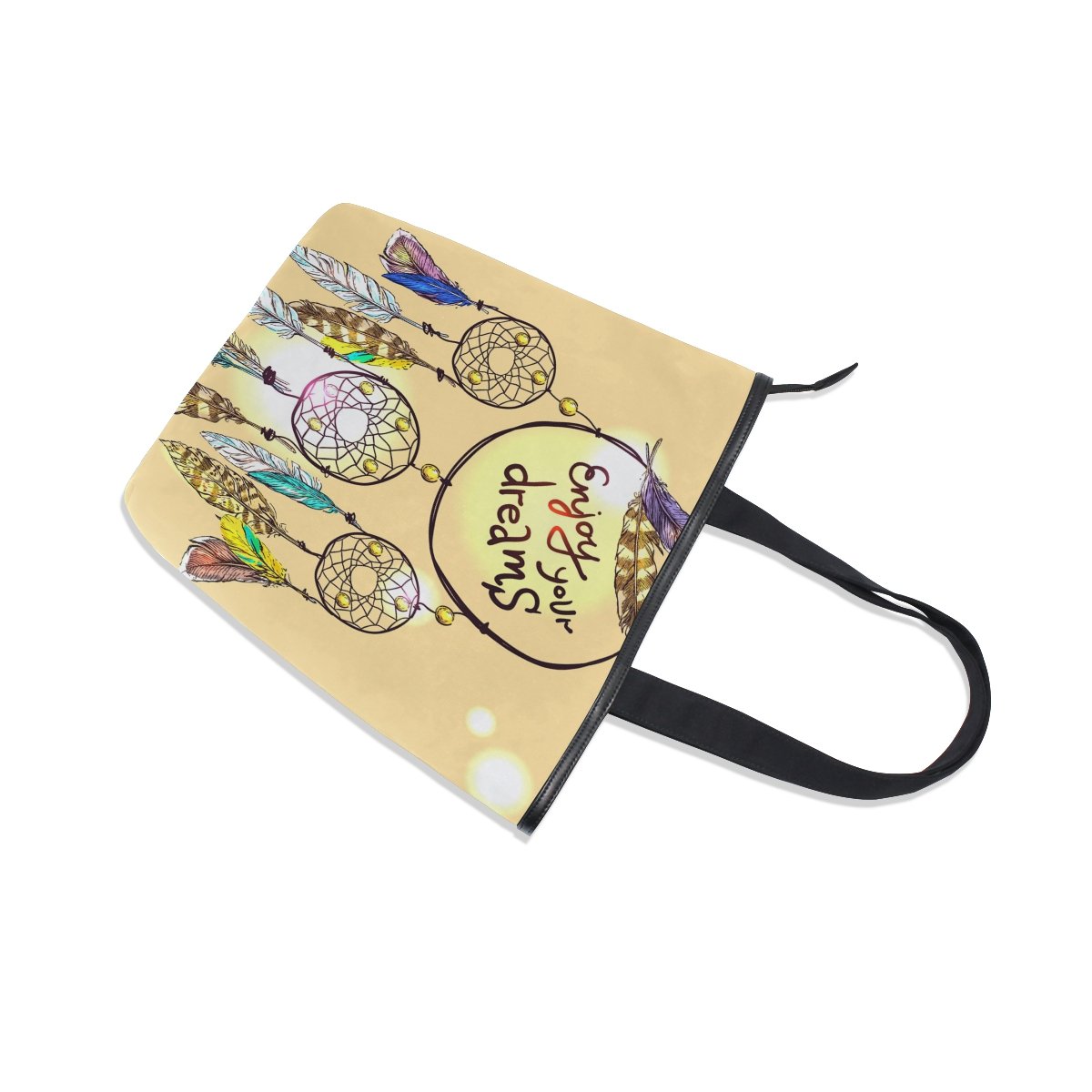 ALAZA Canvas Tote Shoulder Bag for Women - Stylish Dream Catcher Design Handbag | Perfect for Work, Travel & Everyday Use