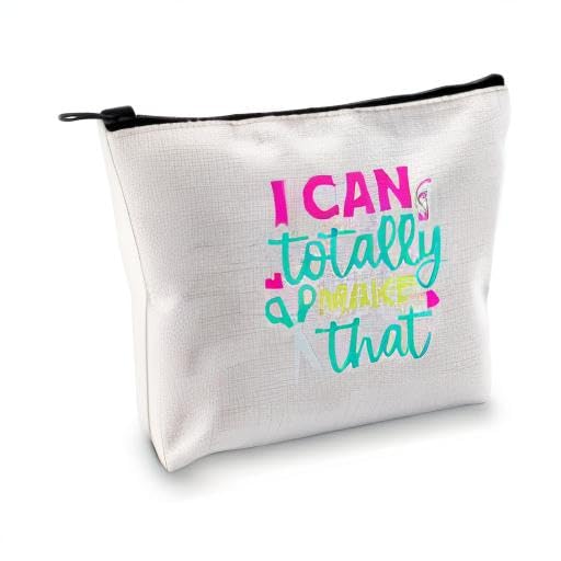 Funny Crafter Gift - 'I Can Totally Make That' Artistic Toiletry Bag for Knitters & Dressmakers | Makeup Organizer Pouch | Perfect for DIY Projects, Travel & Craft Storage