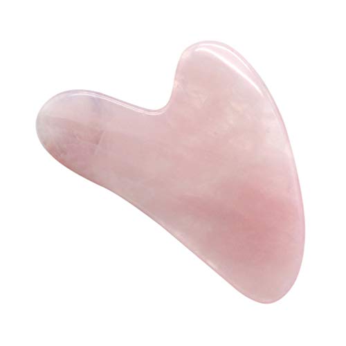 EXCEART Gua Sha Board Set - 2pcs Pink Facial & Neck Massage Tool for Skin Care, Lymphatic Drainage, SPA Relaxation - Perfect for Home & Professional Use