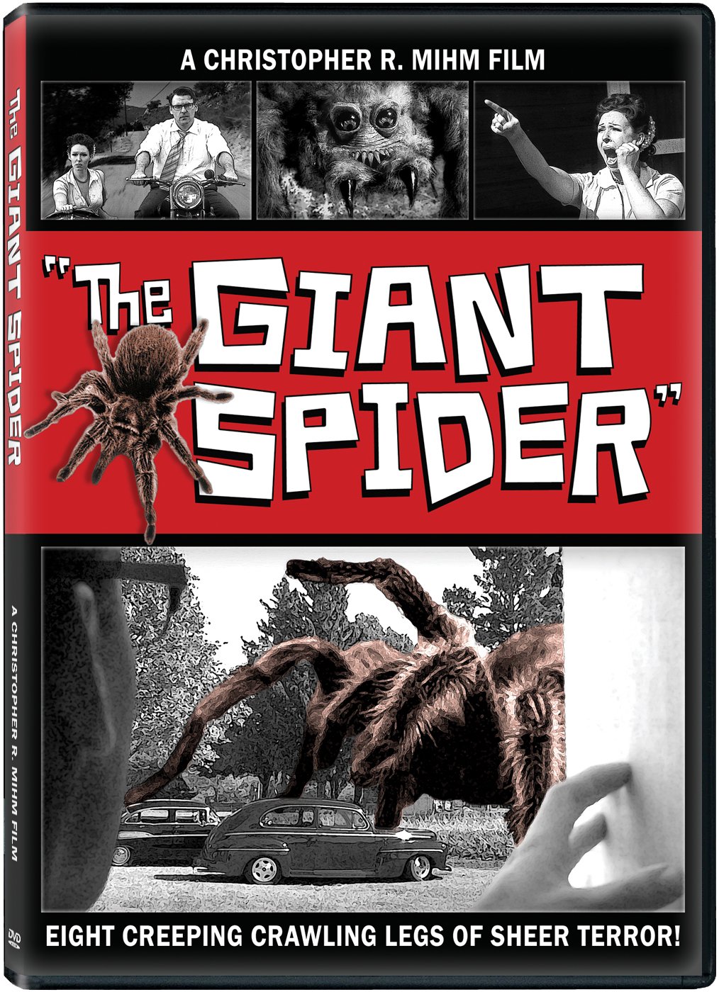 Giant Spider Halloween Decorations - Large Realistic Outdoor & Indoor Scary Spider Props for Halloween Party, Haunted House, and Themed Events