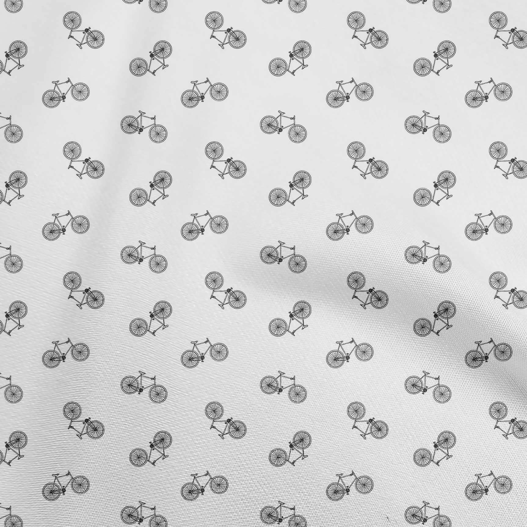 oneOone Rayon White Fabric - 56 Inch Wide Printed DIY Sewing Material for Bicycle Clothing & Apparel Making | Perfect for Crafting, Quilting, and Fashion Design Projects