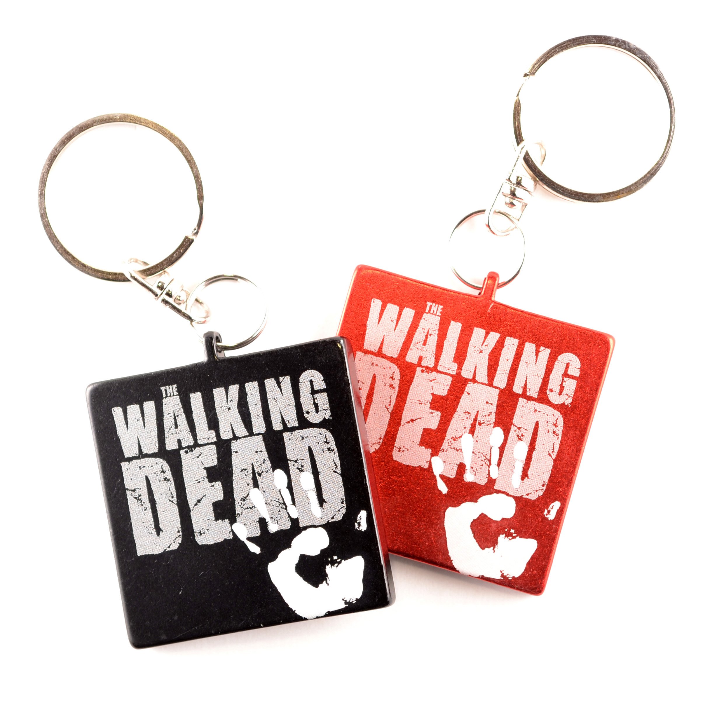 The Walking Dead Keychain Set - Durable Metal Key Rings with Zombie Apocalypse Charms - Perfect for Fans, Collectors & Gifting (TV Show Merchandise) - Use for Keys, Bags, Backpacks & Cosplay Accessories