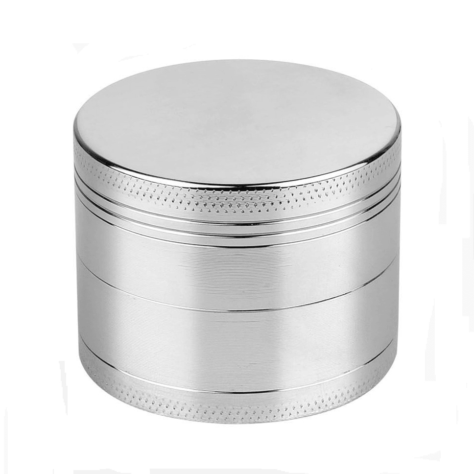 50MM 4 Layers Zinc Alloy Herb Grinder for Tobacco, Spices & Herbs - Perfect for Rolling, Cooking & Aromatherapy