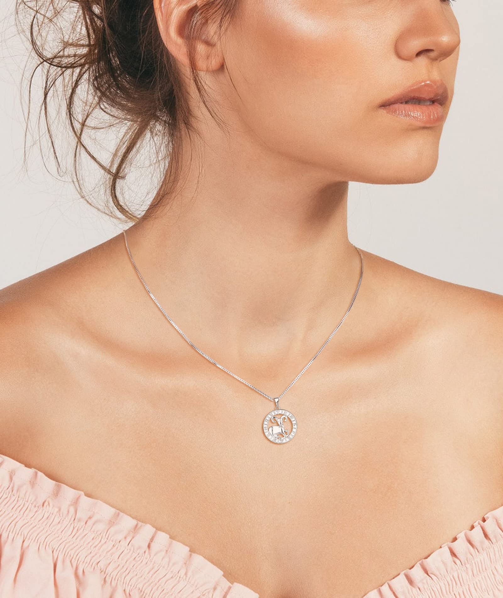 YL Constellation Necklace - Sterling Silver Zodiac Pendant Astrology Horoscope Jewelry for Women - Perfect Gift for Birthday, Anniversary & Special Occasions