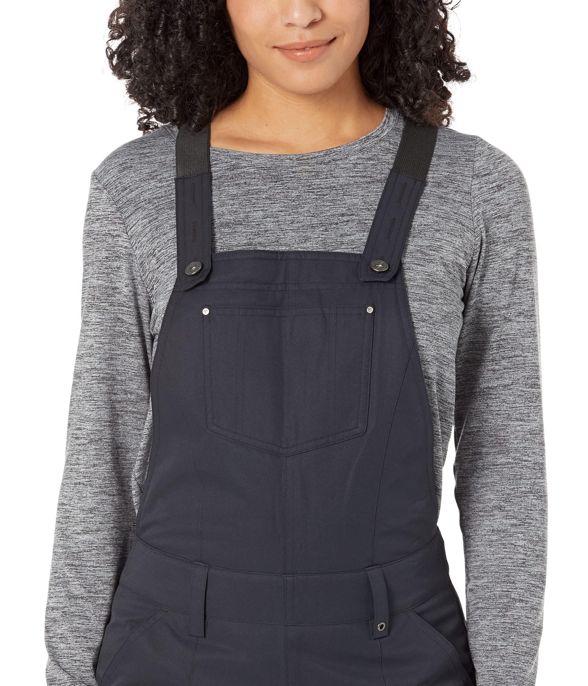 Obermeyer Malta Bib Overalls for Men - Black Size 8 - Durable Workwear for Construction, Farming & Outdoor Activities