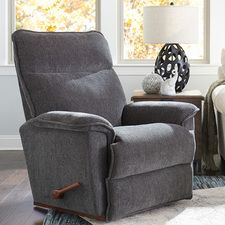 Jay Rocking Recliner Chair - Comfortable Modern Glider Rocker with Padded Seat & Lumbar Support - Perfect for Nursery, Living Room & Bedroom Relaxation