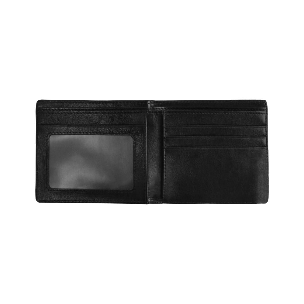 Bad To The Bone Mini Bifold Leather Wallet for Men - Slim RFID Blocking Genuine Leather Wallet - Perfect for Everyday Carry, Travel & Gifts