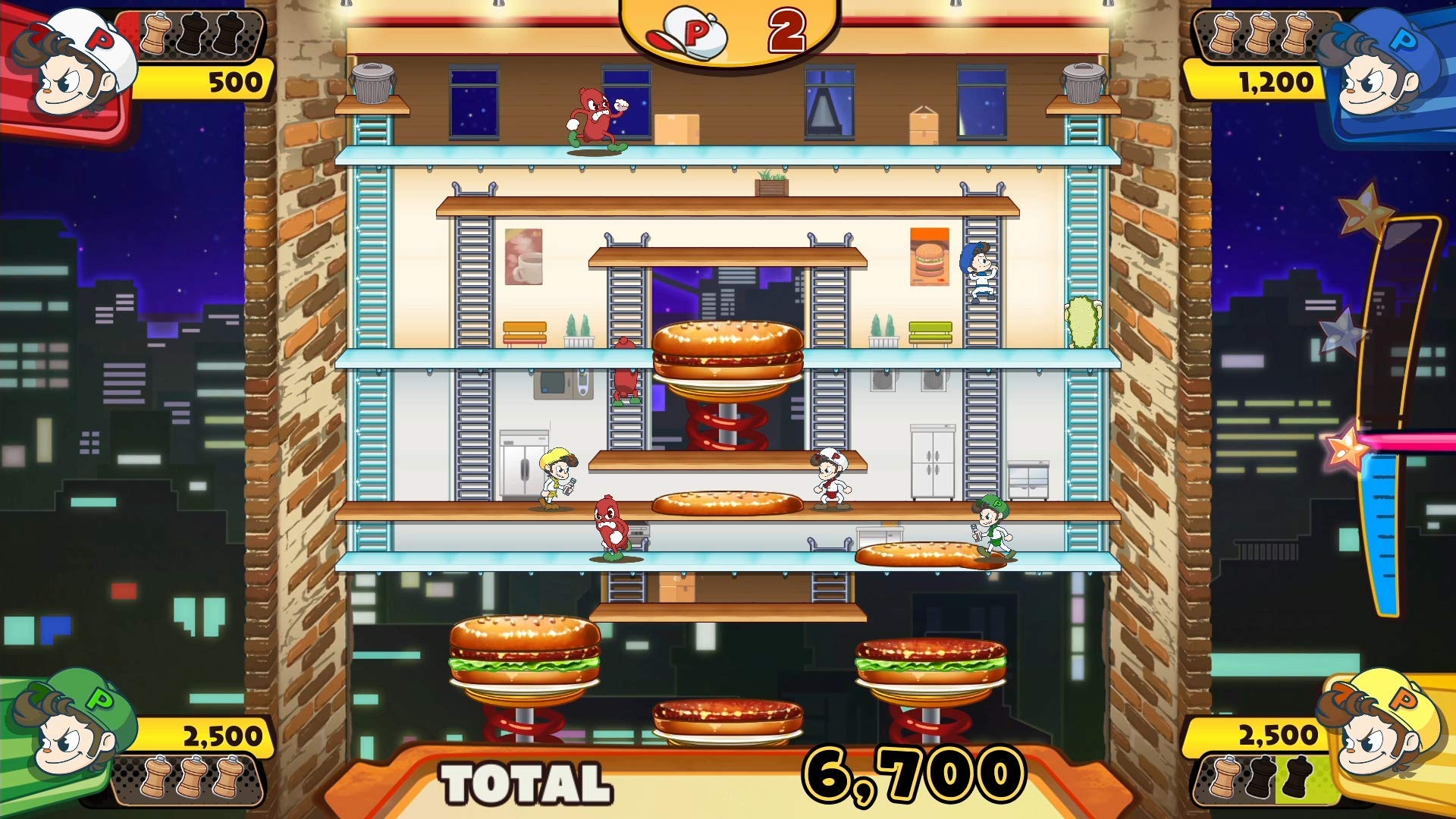 BurgerTime Party! - Fun Multiplayer Game for Nintendo Switch - Perfect for Family Game Nights & Parties