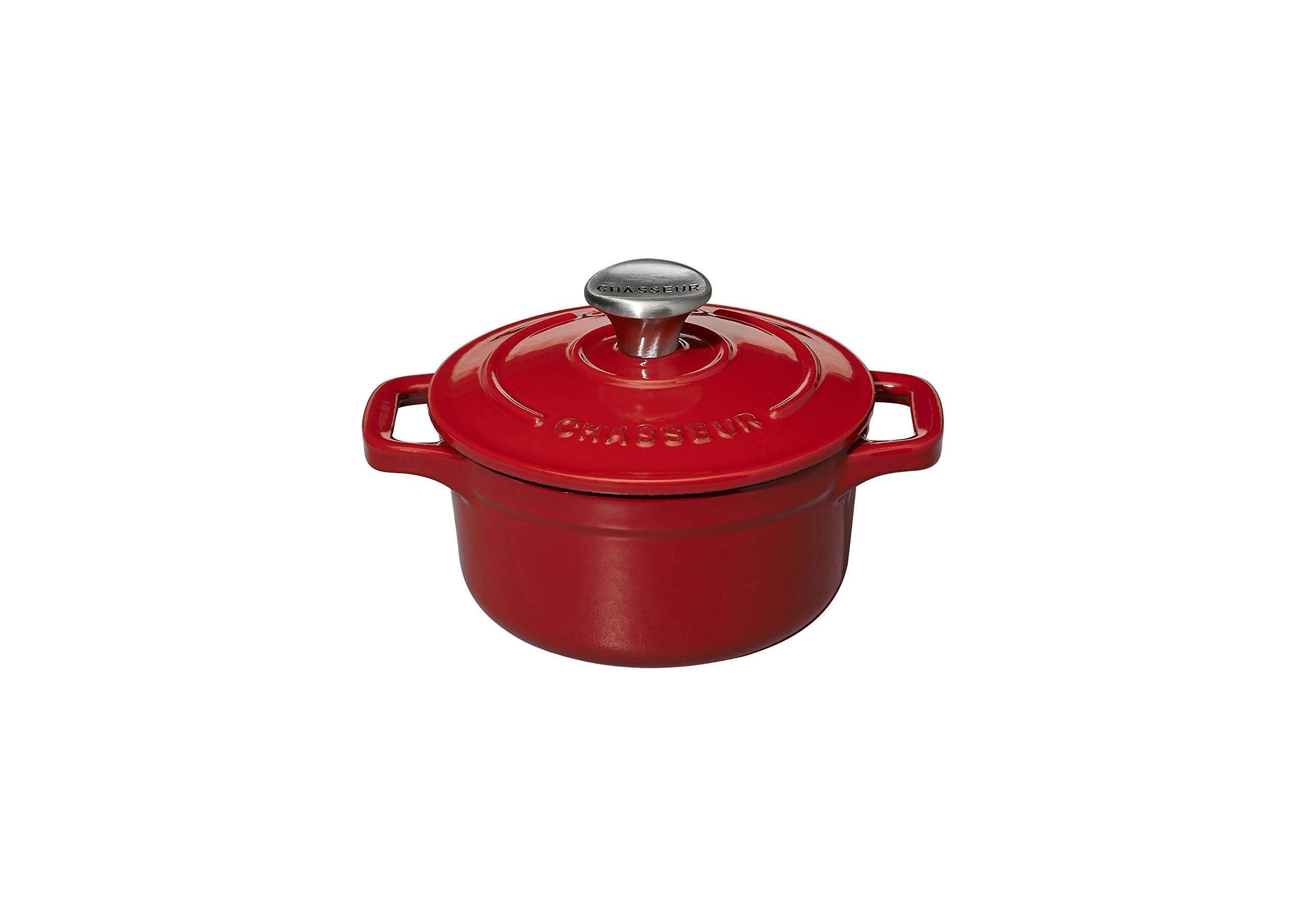 Premium Chasseur Cast Iron Casserole Pot – 0.35L Round Dutch Oven for Baking, Stewing & Serving | Perfect for Soups, Stews & Family Meals