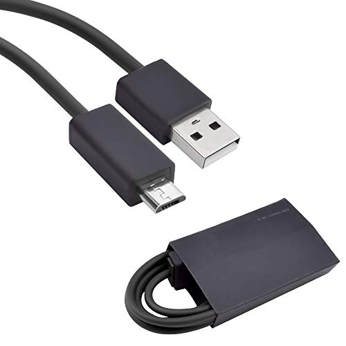 Replacement Micro USB Charger Cable 3.3ft for Beats by Dr Dre Powerbeats 2 3, Solo Studio 2 3 2.0 Wireless Headphones - Fast Charging Durable Black Cord - Perfect for Home, Office, Gym & Travel Use