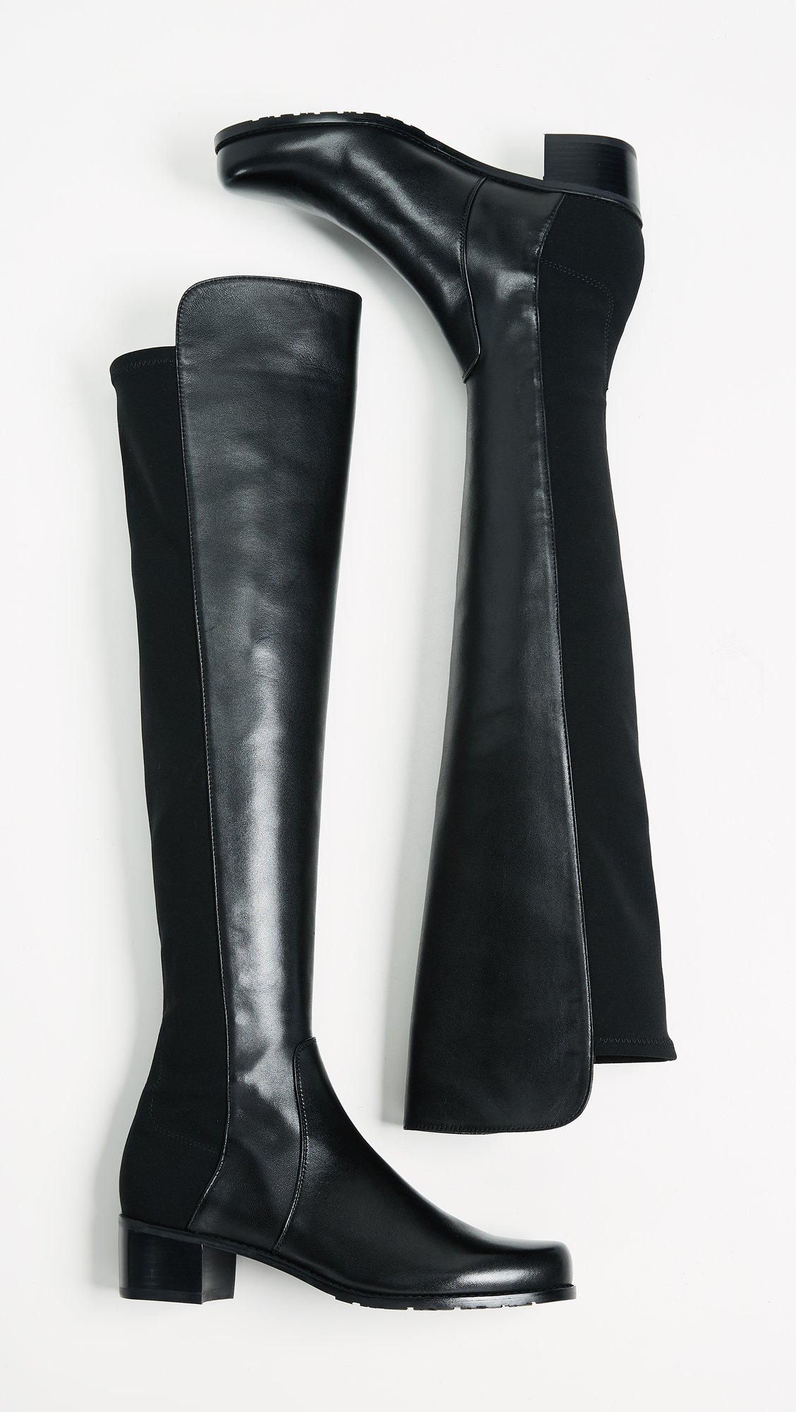 Stuart Weitzman Women's Reserve Tall Boots - Leather Knee High Riding Boots for Women, Fashionable Winter & Fall Boots for Casual Outfits, Office Wear & Date Nights