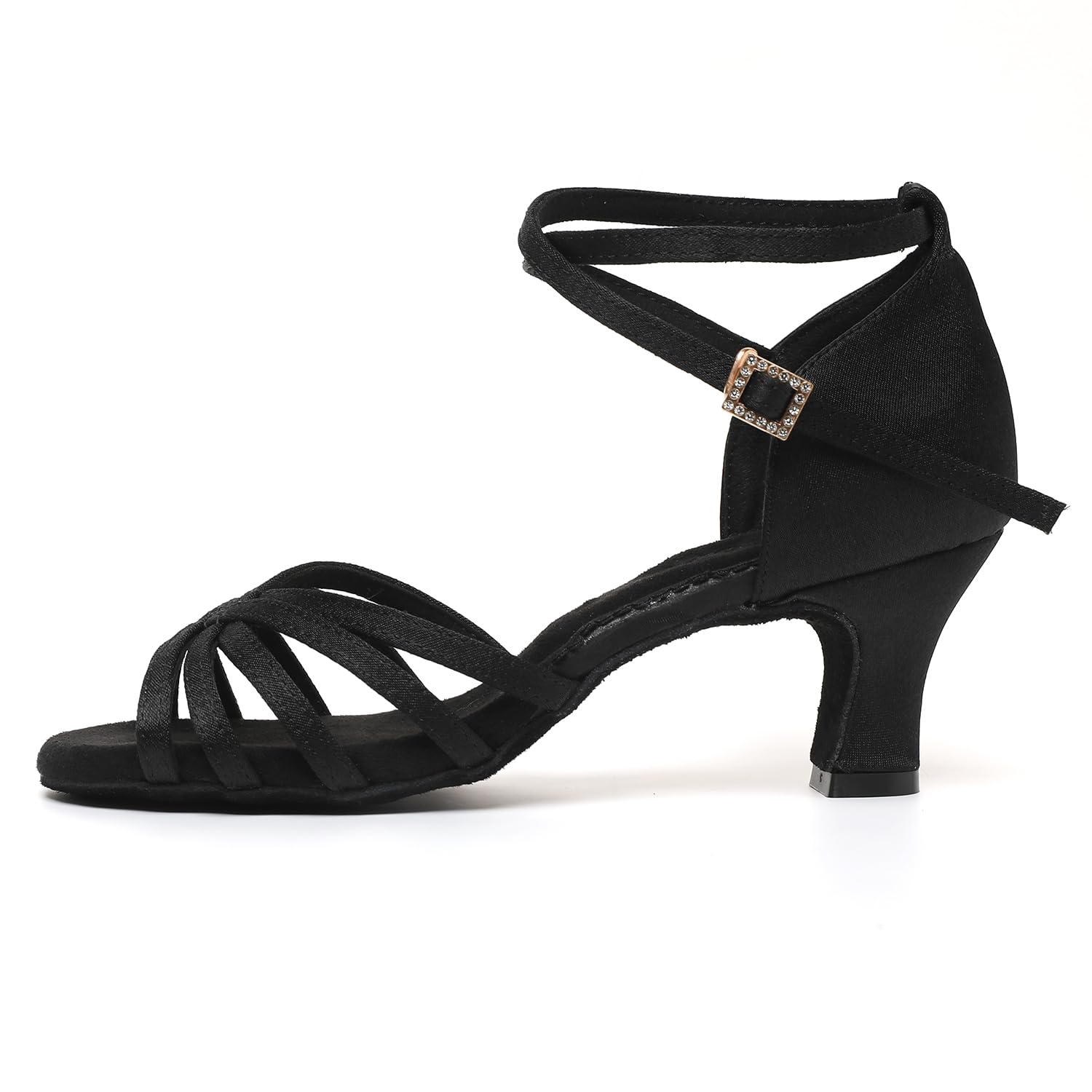 Women's Ballroom & Latin Dance Shoes - Elegant Salsa Heels, 1920s Character Pumps for Professional Dancing, Weddings, and Performances