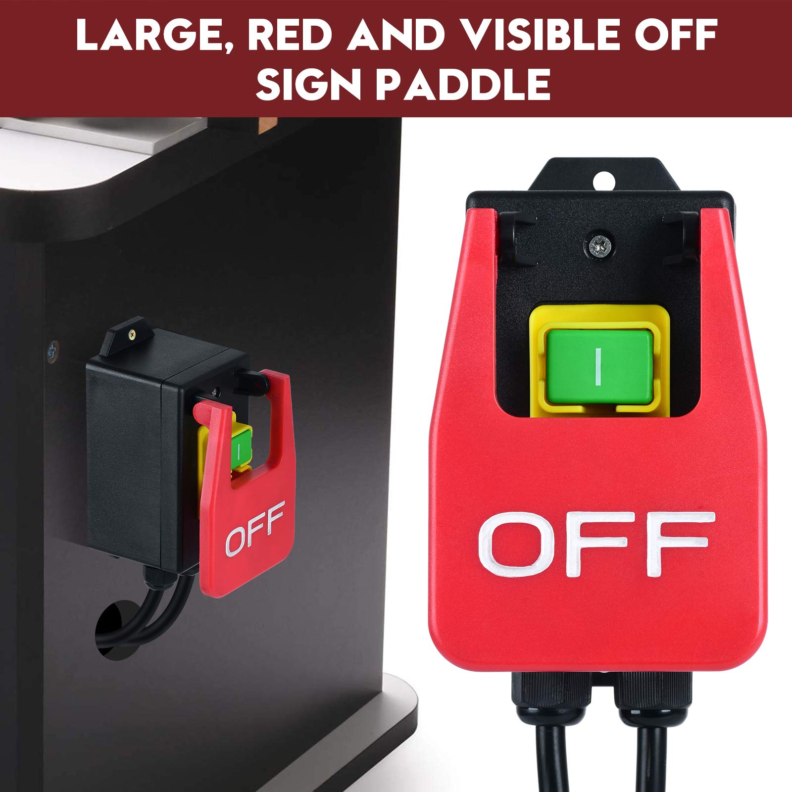 Automatic Vacuum Switch & Router Table Switch Combo - Dust Collection System for Woodworking Tools | Perfect for Workshop, Garage & DIY Projects