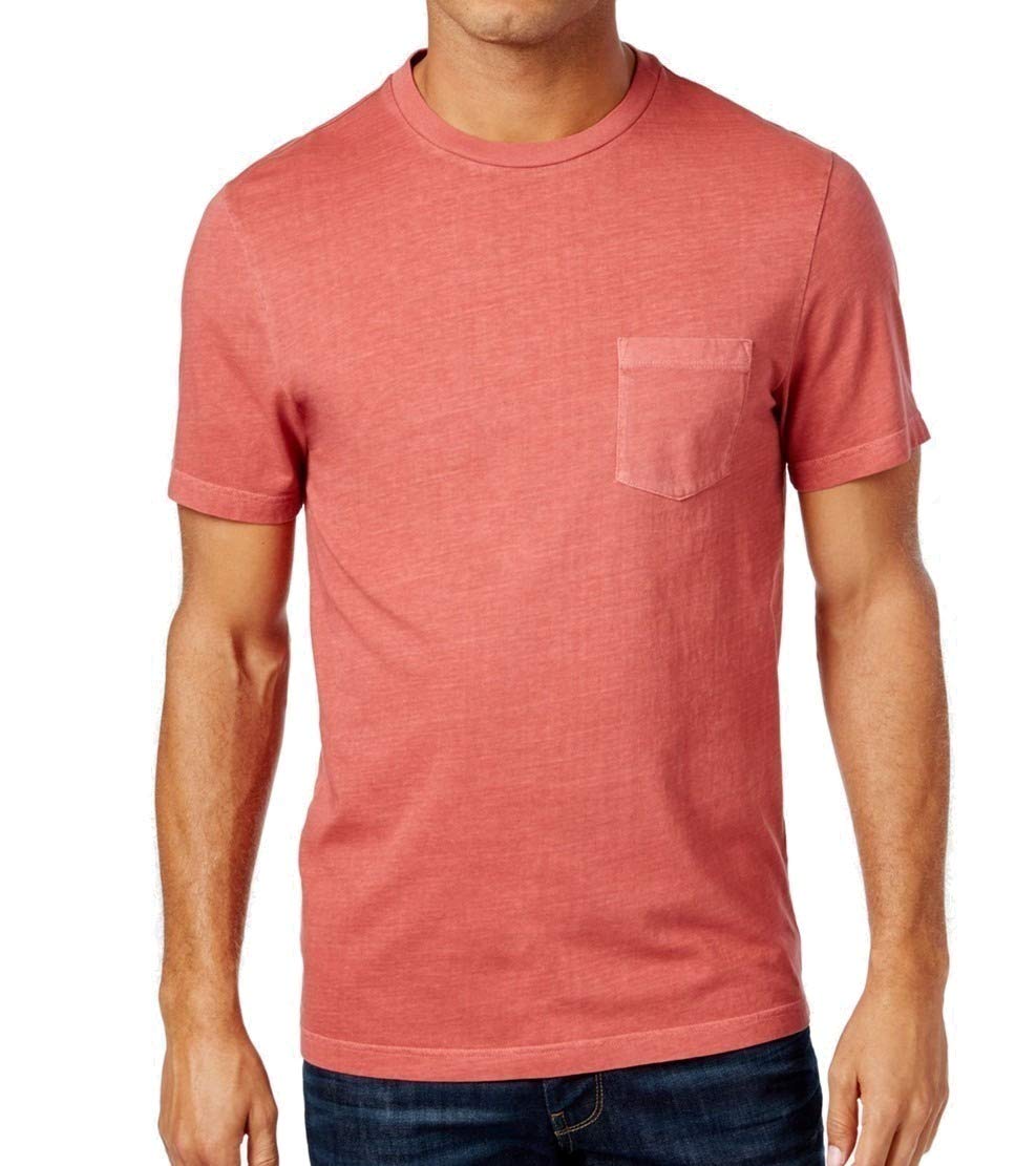 Club Room Men's Heathered Cotton T-Shirt - Soft Casual Short Sleeve Tee for Everyday Wear & Lounge Comfort